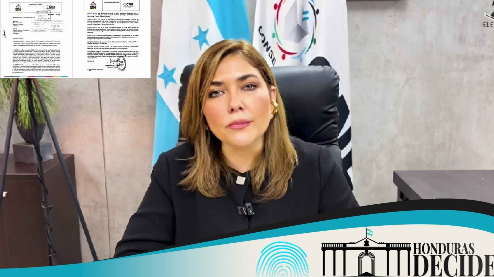 Ana Paola Hall FF. AA. deben de acatar instrucciones del CNE en materia electoral