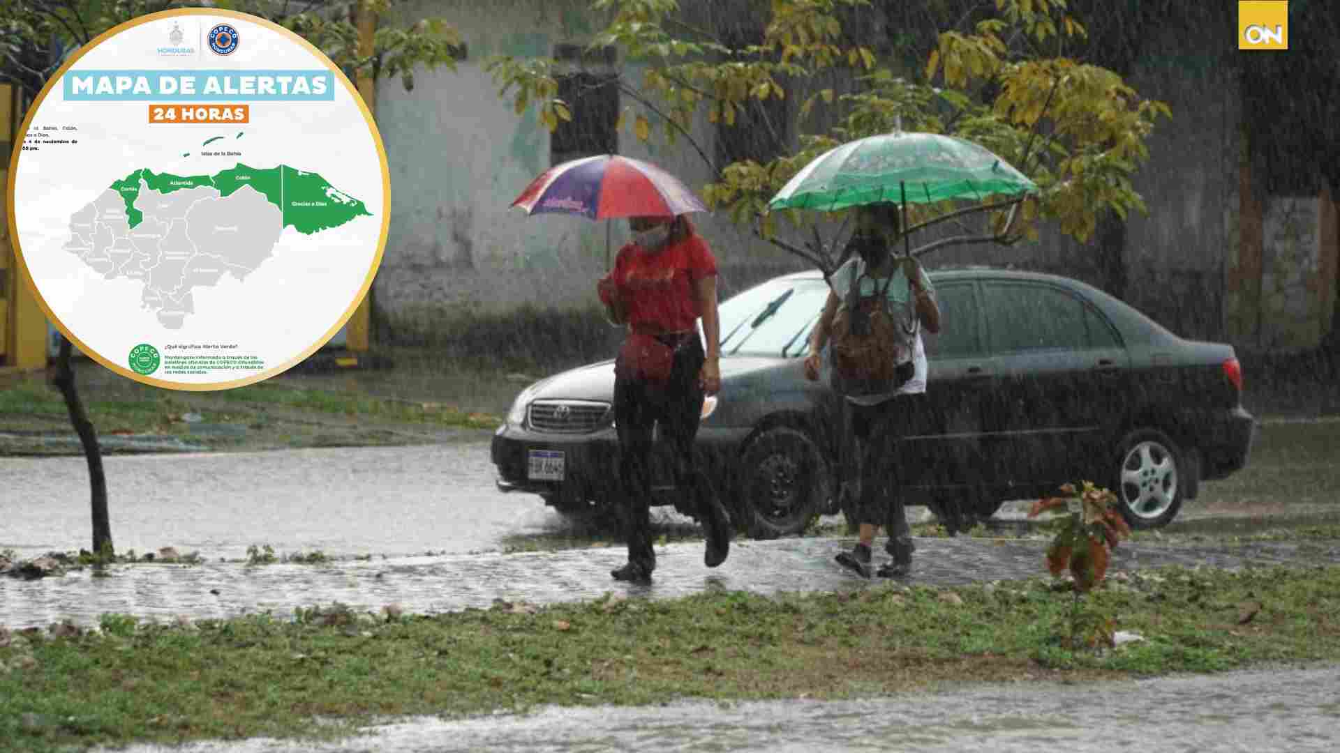 COPECO lluvias alerta