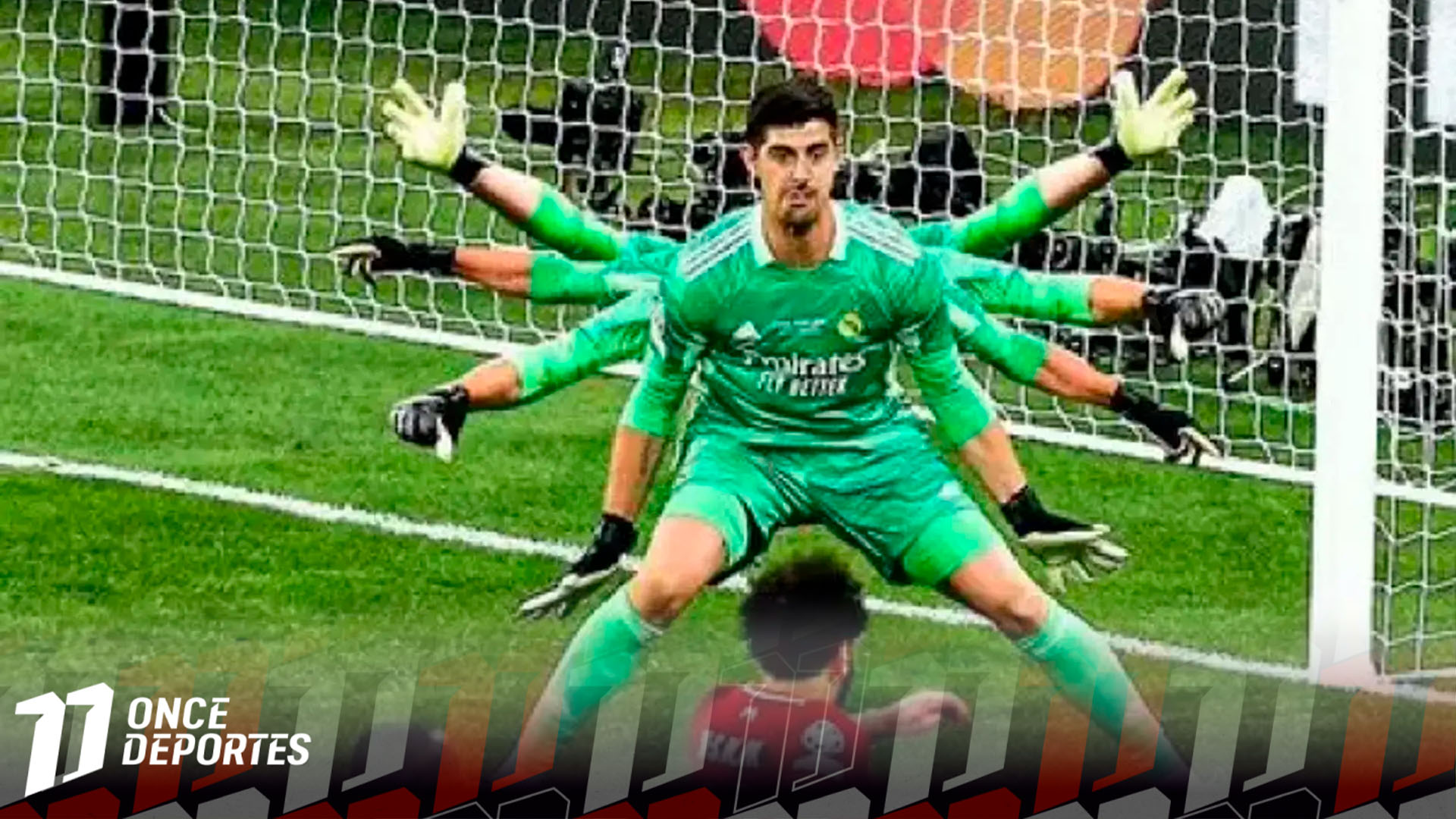 Courtois evita humillada histórica ante el Liverpool