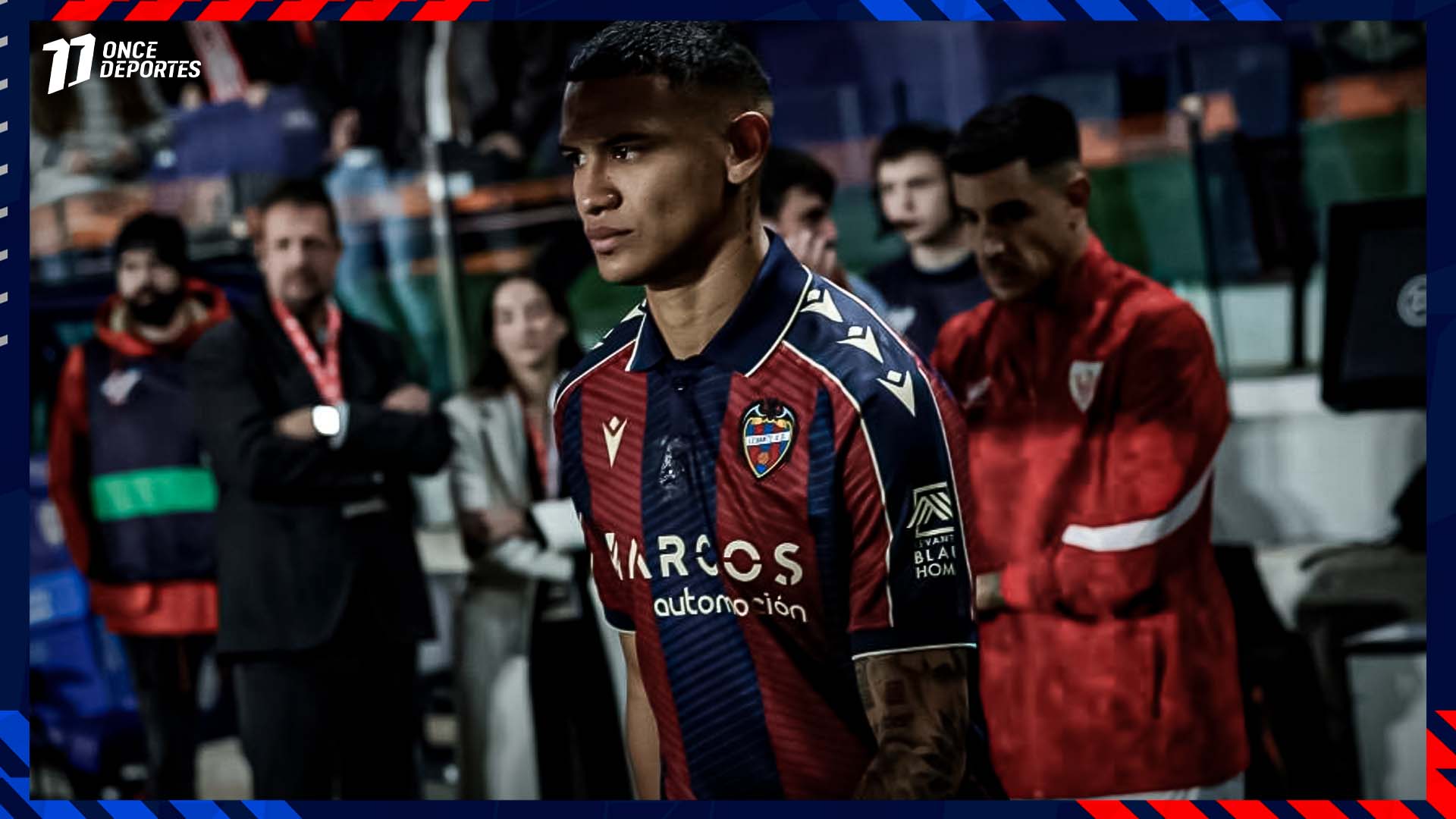 Crisis en Levante: Kervin Arriaga cae a zona de descenso tras perder ante Athletic