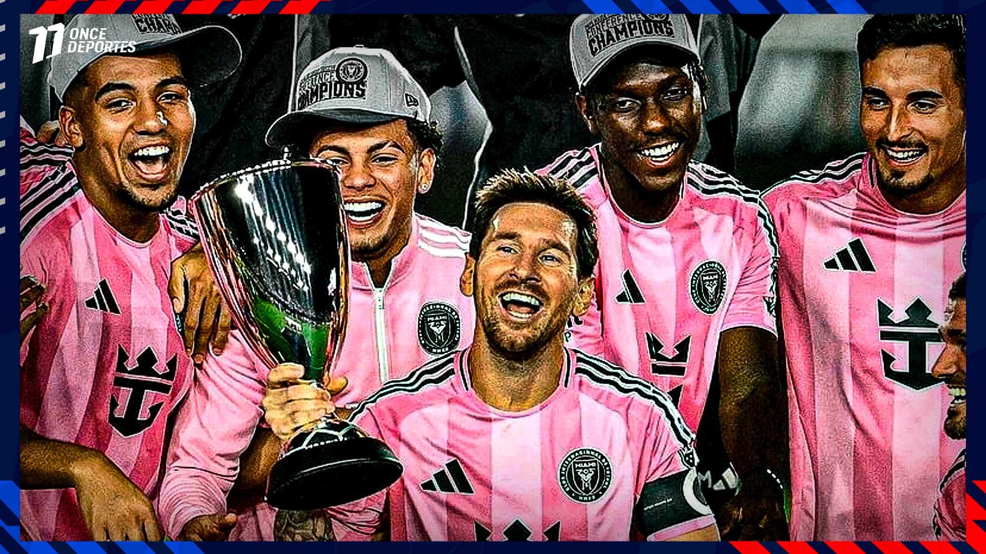 David Ruiz y Messi campeones de Conferencia Este con Inter Miami