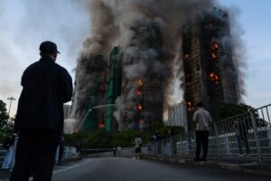 Incendio en Honk Kong
