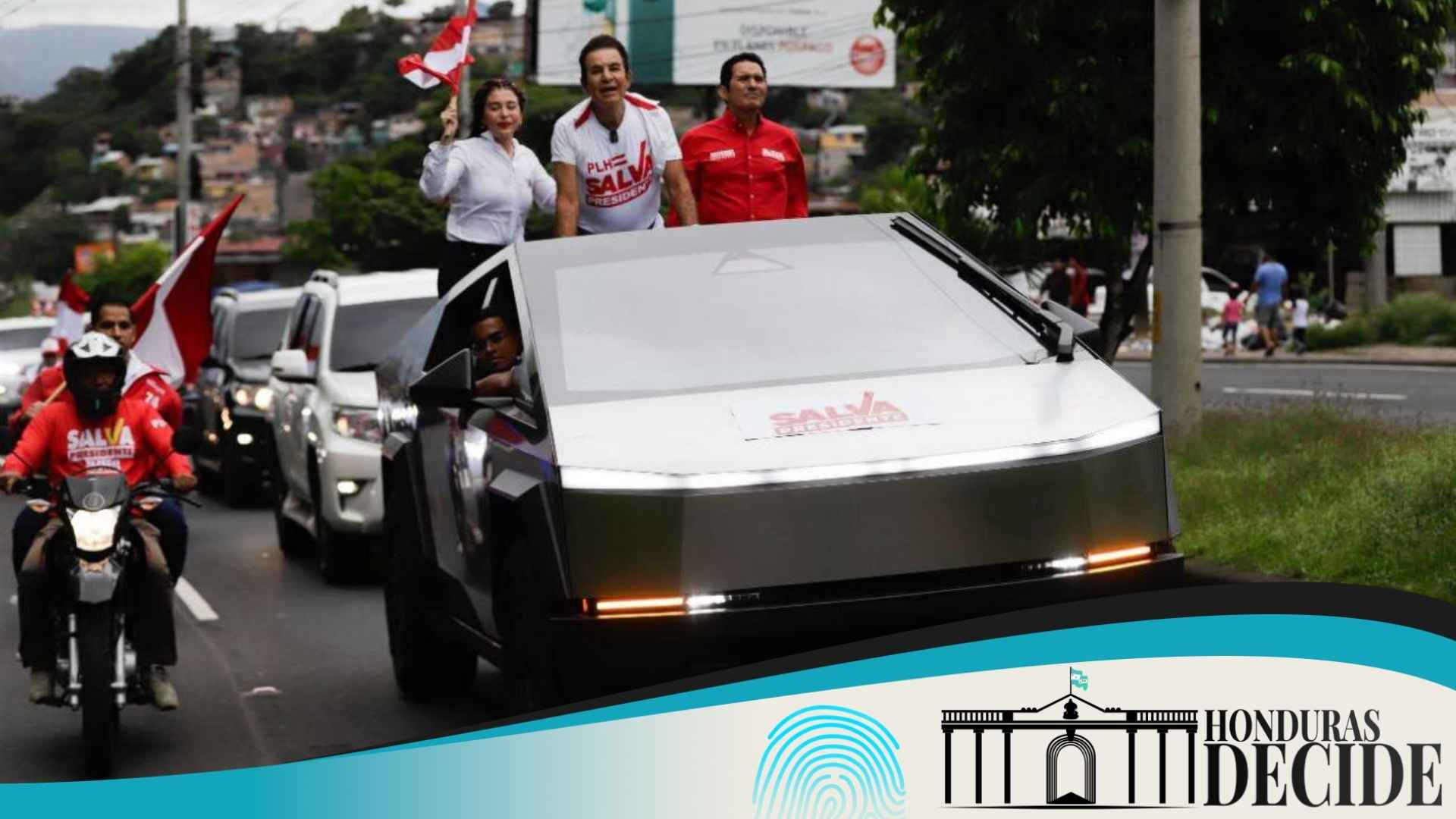 Gran caravana en Tegucigalpa marca el cierre de campaña de Salvador Nasralla
