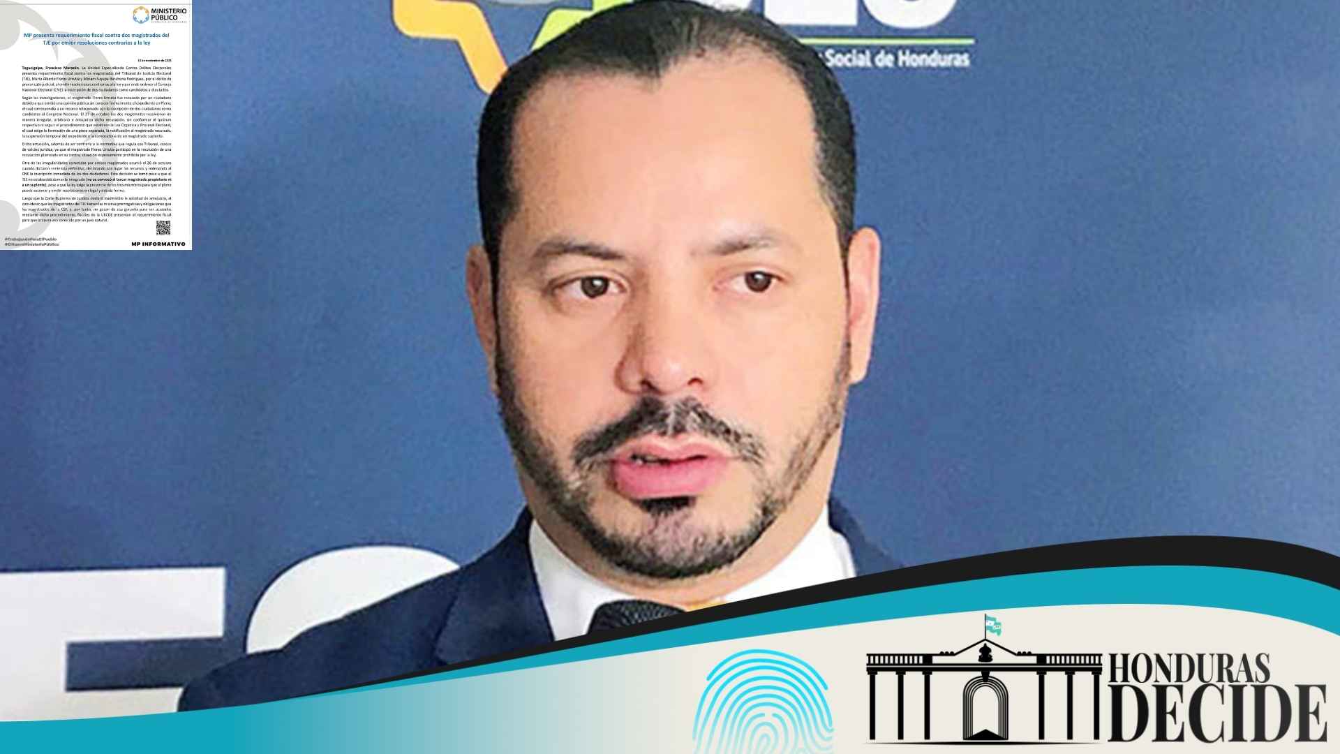 Gustavo Solórzano sobre acción del MP contra magistrados del TJE