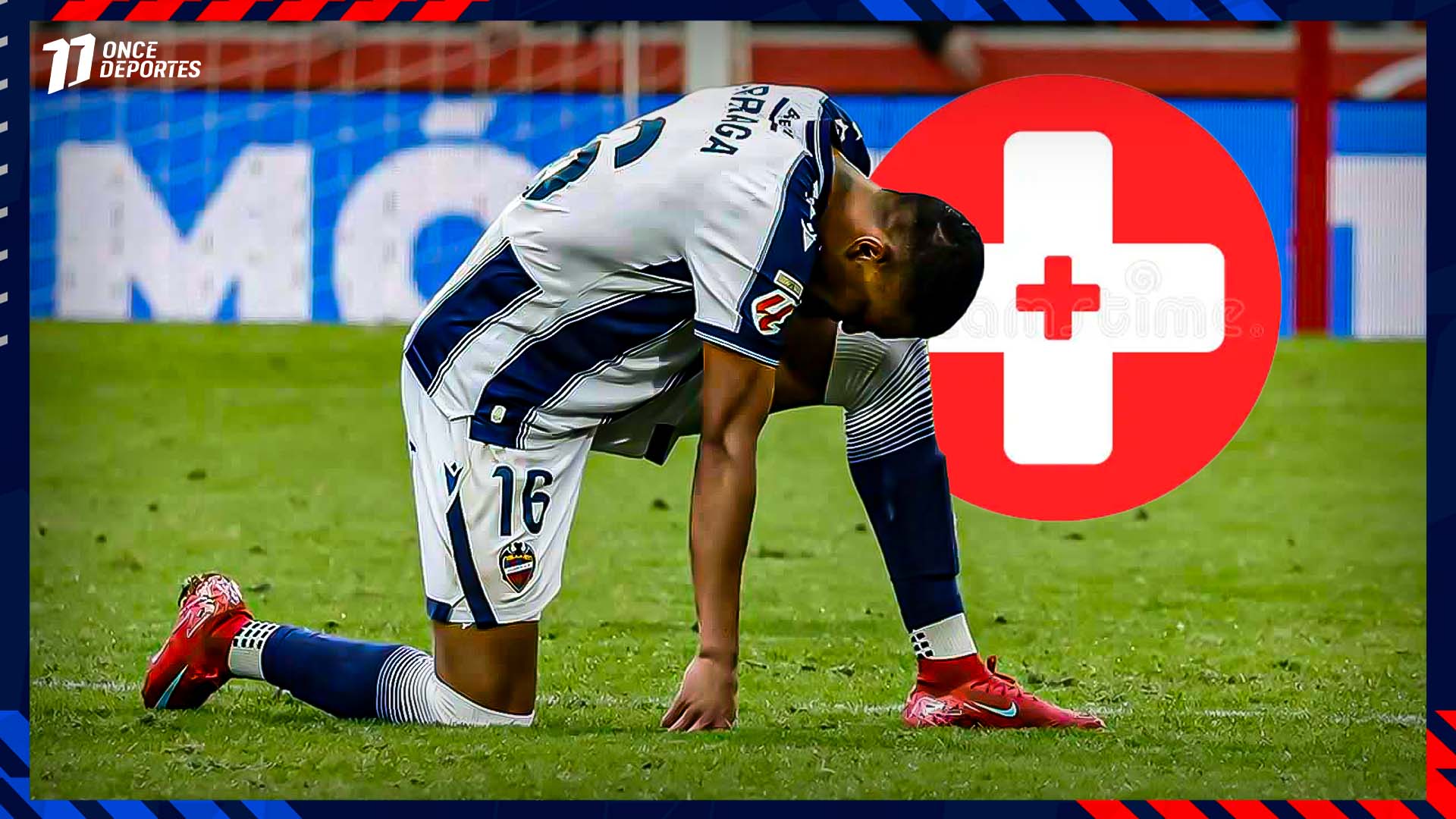 Kervin Arriaga hospitalizado