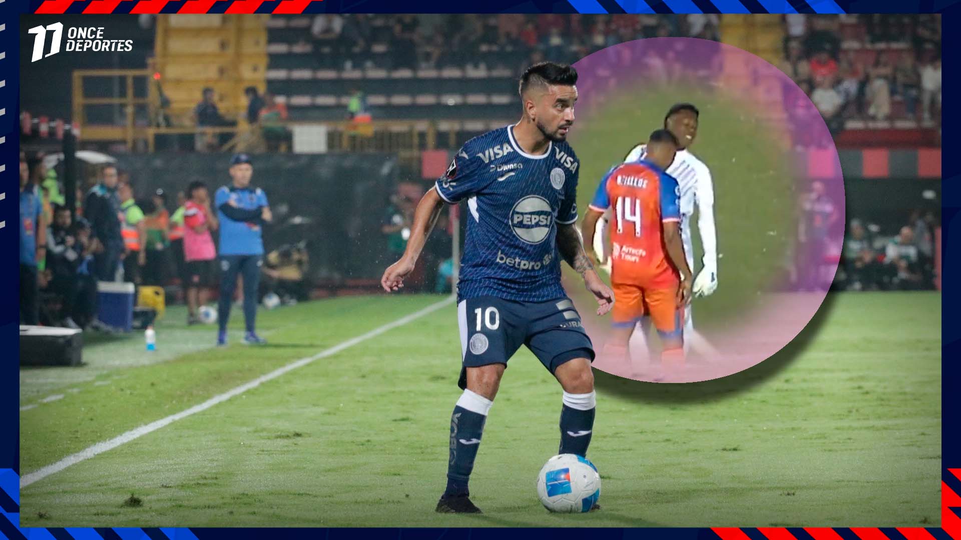 Motagua empata ante Lobos tras penal fallado de Droopy Gómez