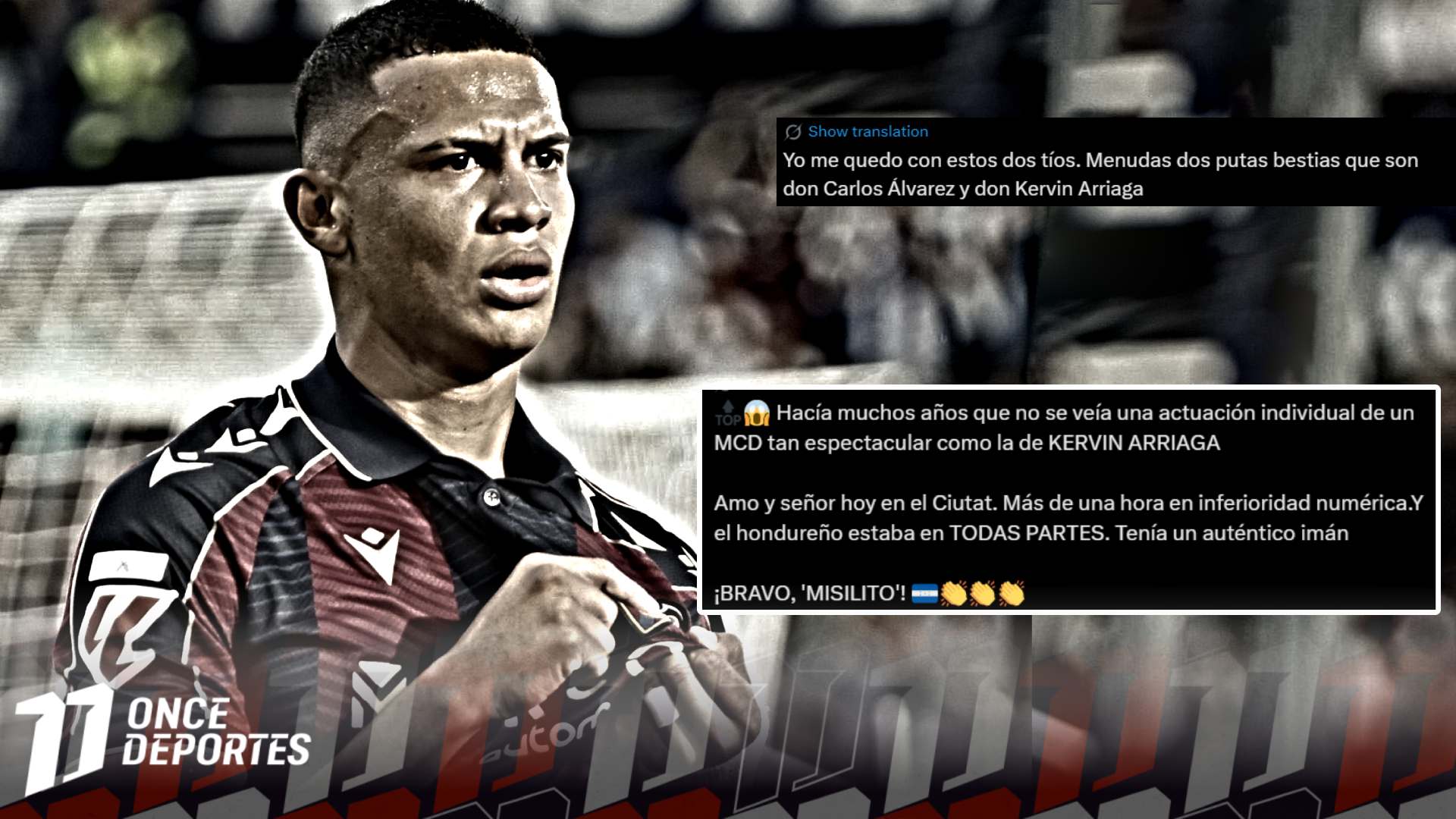 ¡Orgullo Catracho! Periodistas y afición alucinan con la actuación de Kervin Arriaga