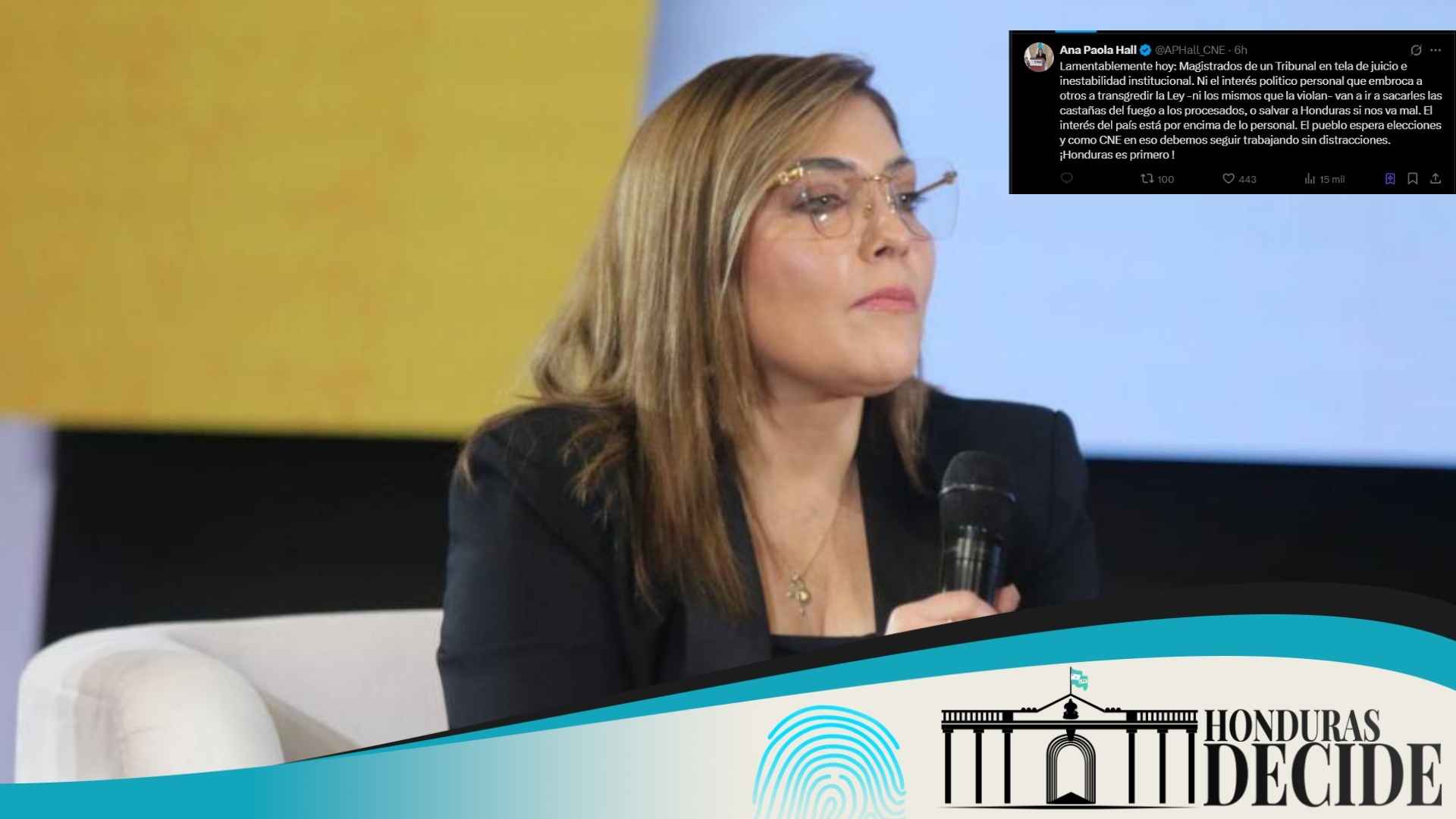 Reacciones a las últimas declaraciones de la presidenta del CNE