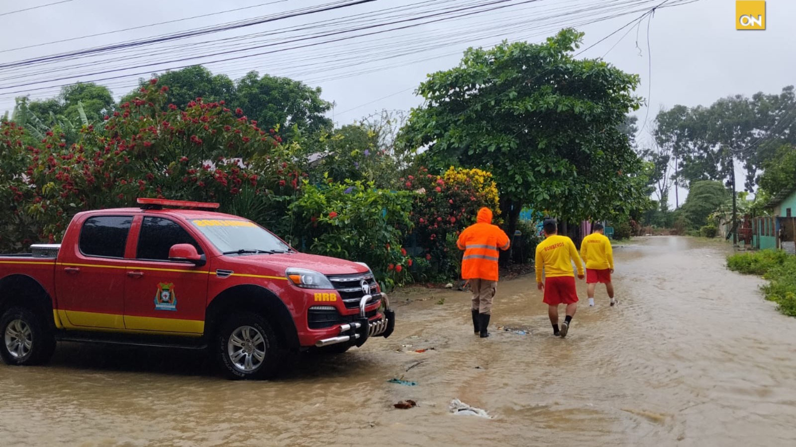 Lluvias inundan El Progreso