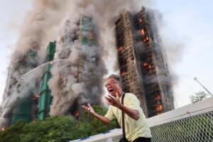 Incendio en Honk Kong