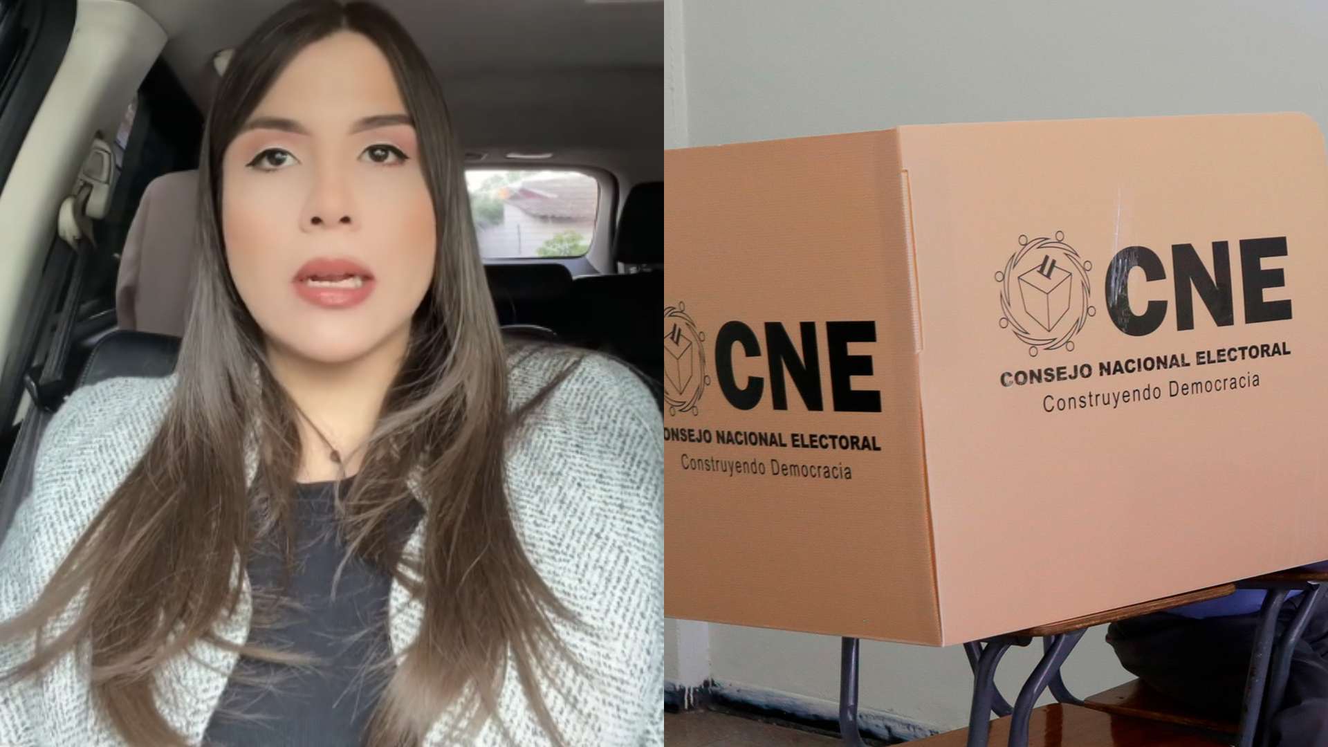 Reclamo en TikTok sobre elecciones generales en Honduras