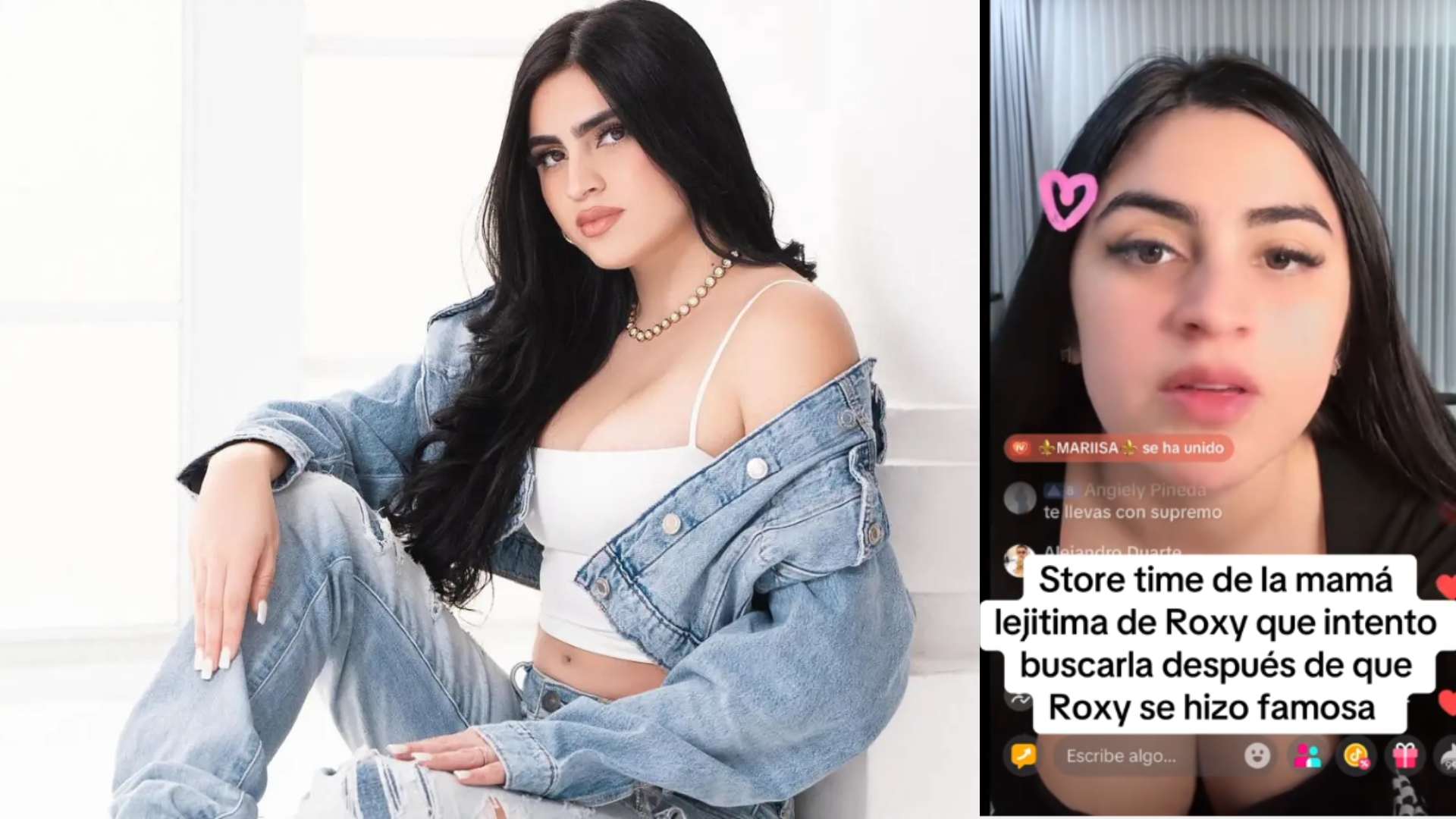 Roxana Somoza revela intent de su madre de buscarla