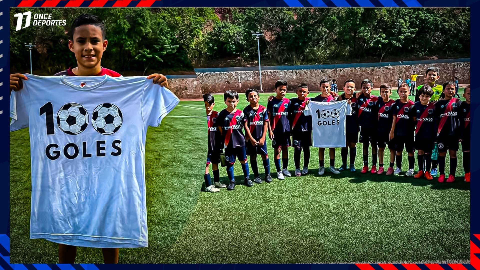 Alessandro Paguada: La joya U-9 de Motagua que anotó un récord de 100 goles.
