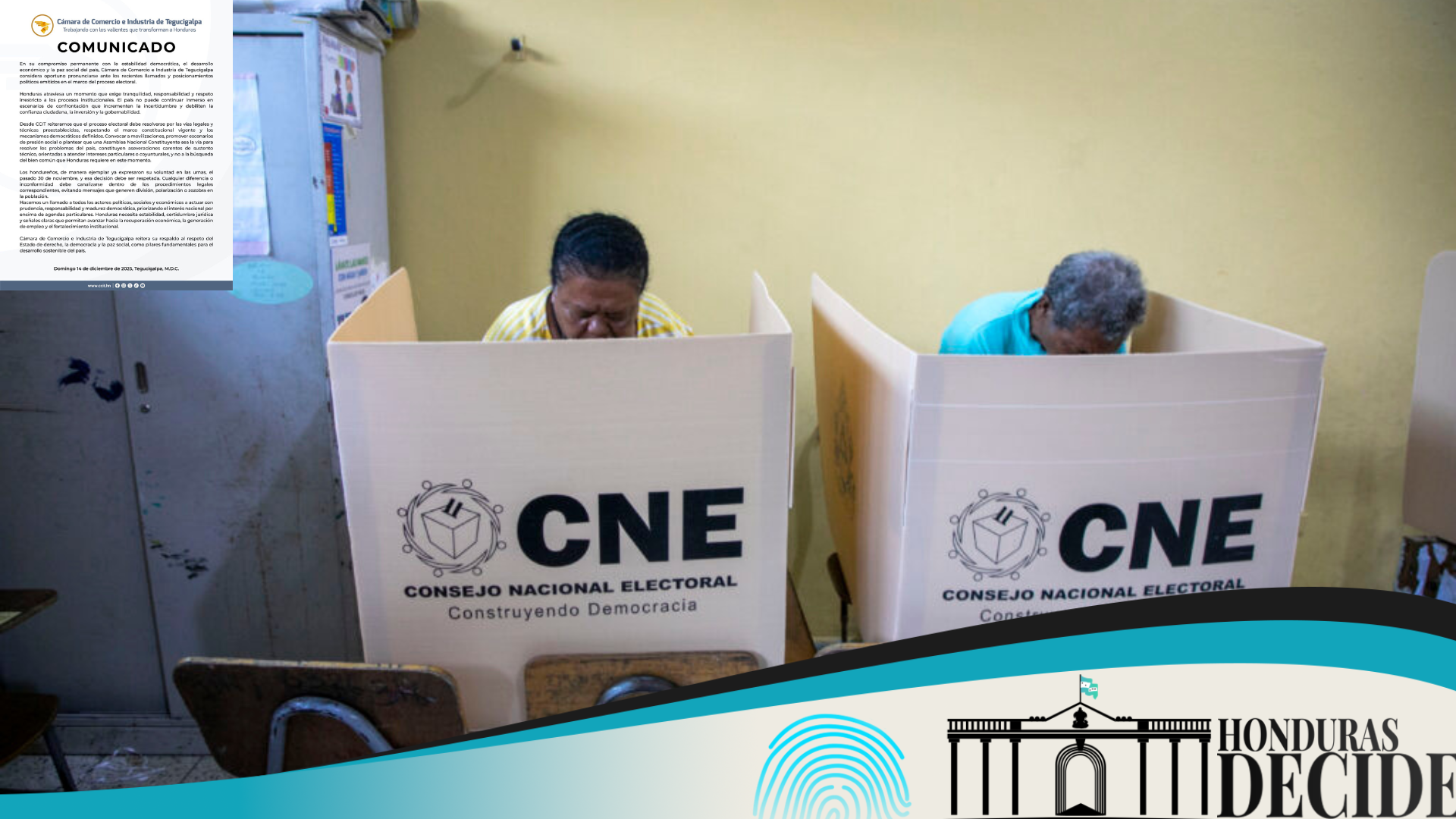 CCIT reitera que proceso electoral debe resolverse por vías legales y respetar los resultados