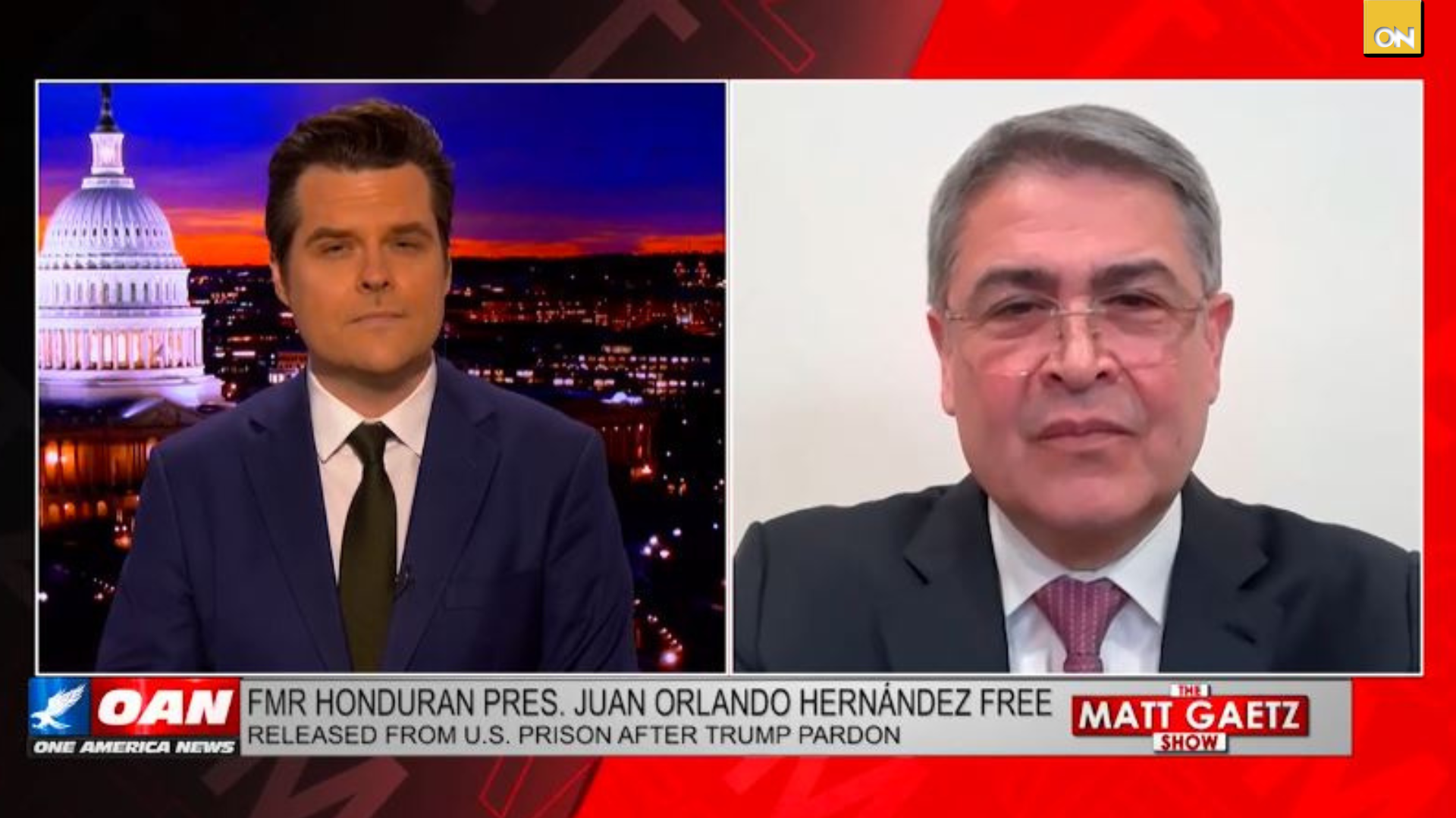JOH ofrece primera entrevista tras indulto de Trump y acusa a la izquierda radical de presuntos nexos con el narcotráfico