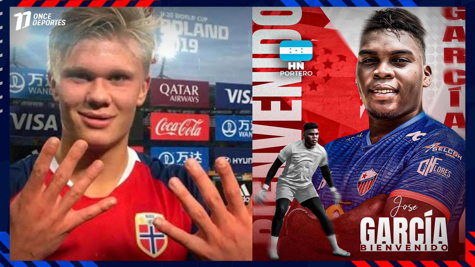 José García, arquero goleado por Haaland, ficha por Estrella Roja de Danlí