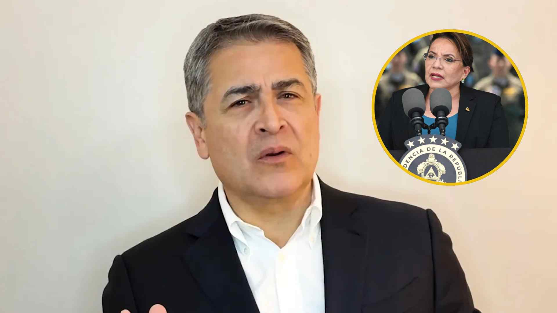 "Han utilizado mi nombre para distraer": Juan Orlando Hernández responde a acusaciones de Xiomara Castro