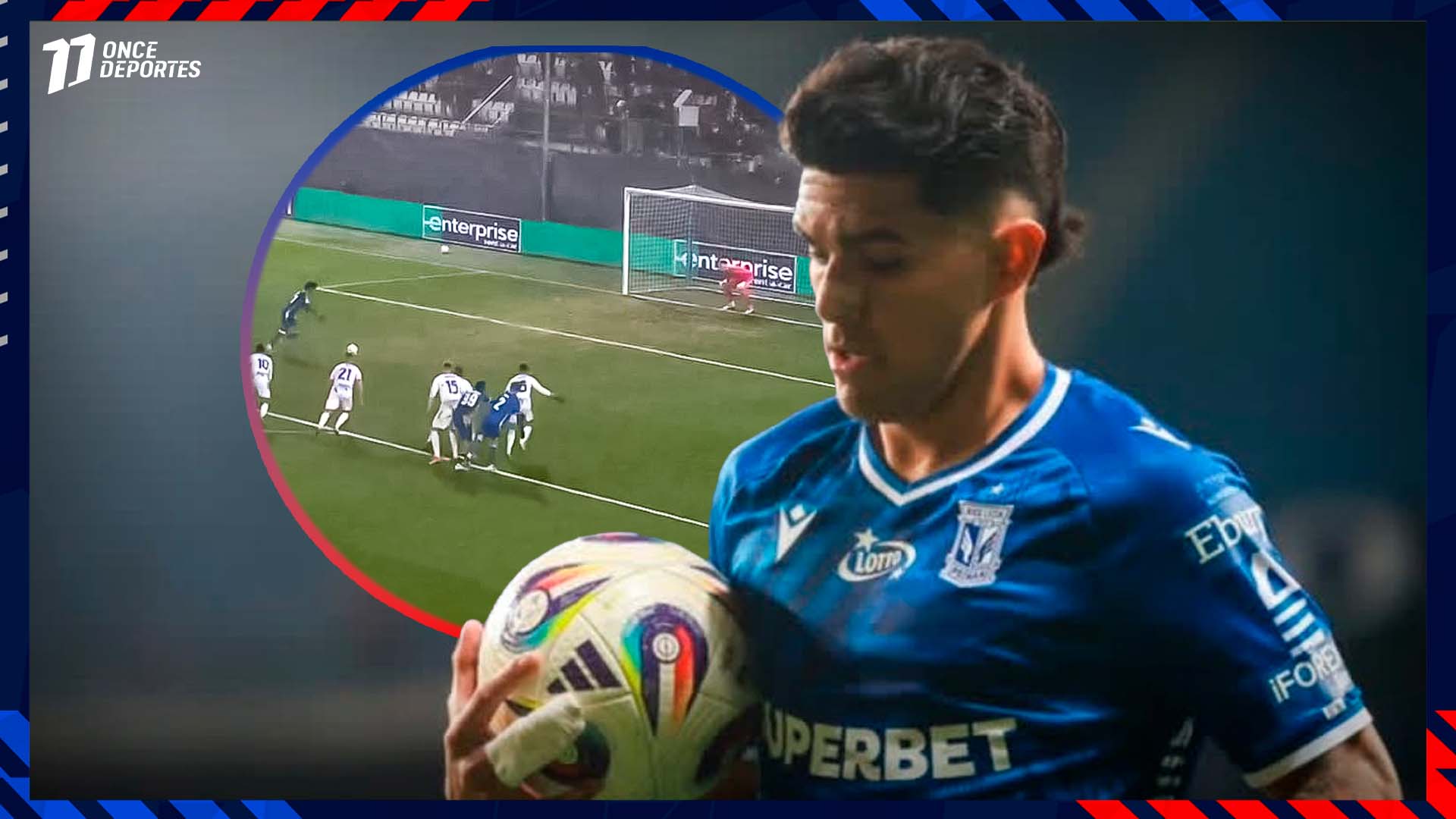 Luis Palma falla penal en victoria del Lech Poznań en Conference League
