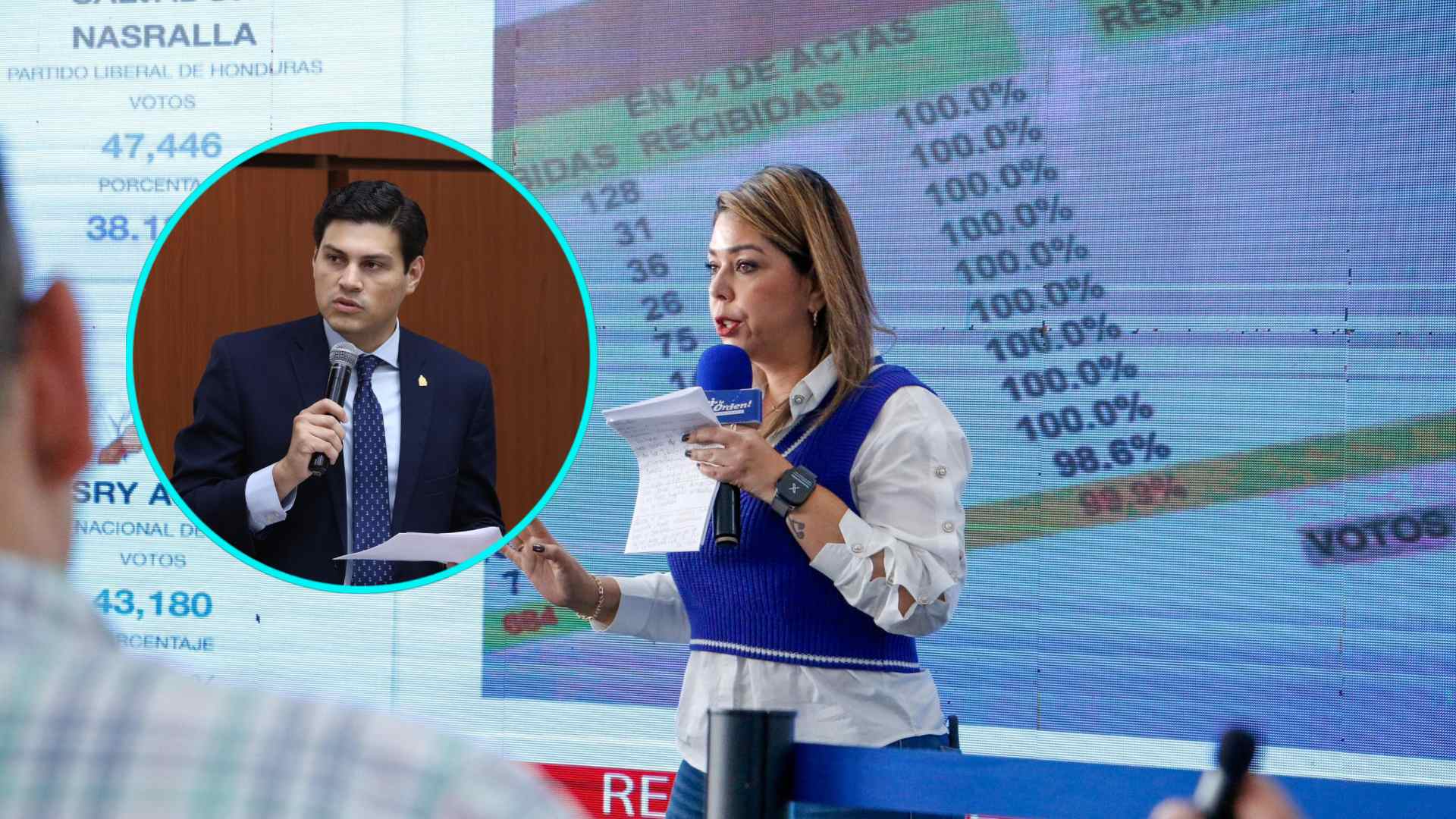 “El que quiere dar un golpe electoral tiene nombre y apellido: Marlon Ochoa”, acusa María Antonieta Mejía durante conferencia del PN