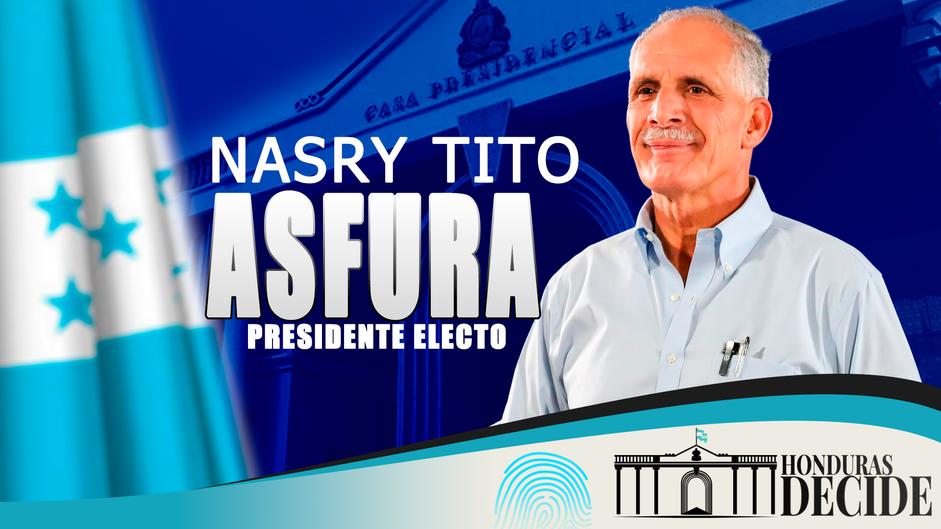 Nasry Asfura, virtual presidente de Honduras, según primera declaratoria del CNE