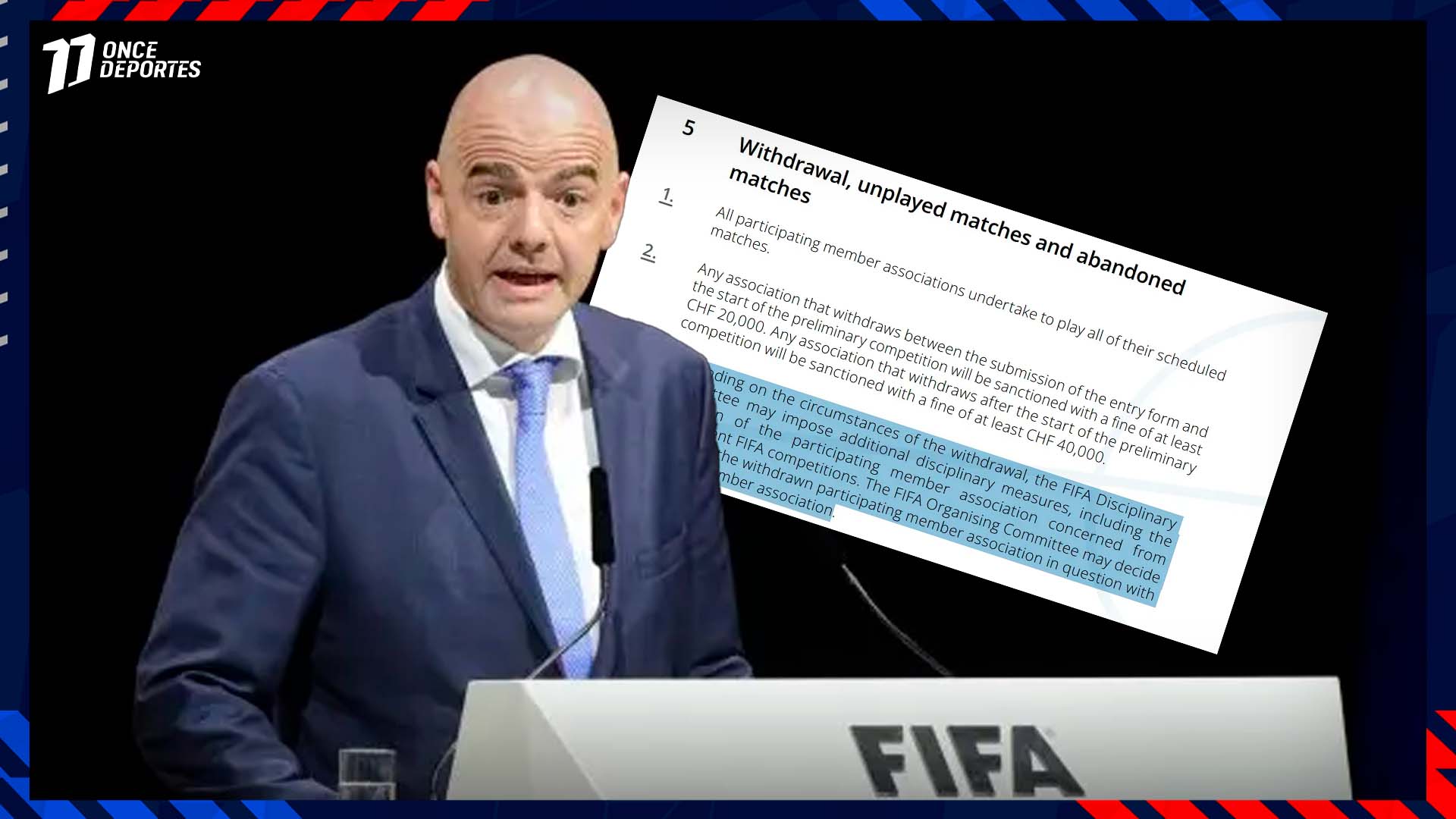 Reglamento FIFA: Artículos que permitirían a Honduras reemplazar a Surinam en Repechaje
