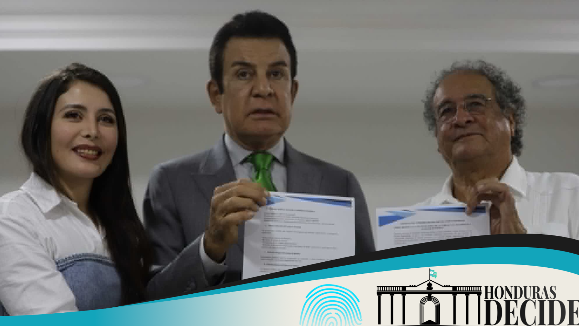 Salvador Nasralla y Nelson Ávila firman convenio para demandar escrutinio voto por voto