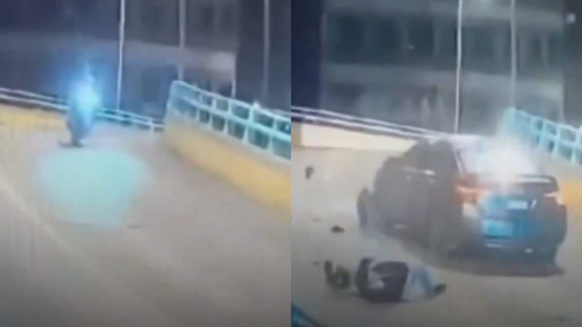 Captan fatal accidente entre moto y caro en puente El Prado