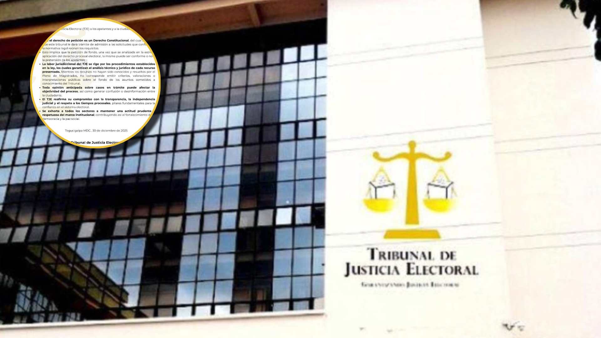 Apelaciones electorales: TJE pide prudencia y respeto al marco institucional