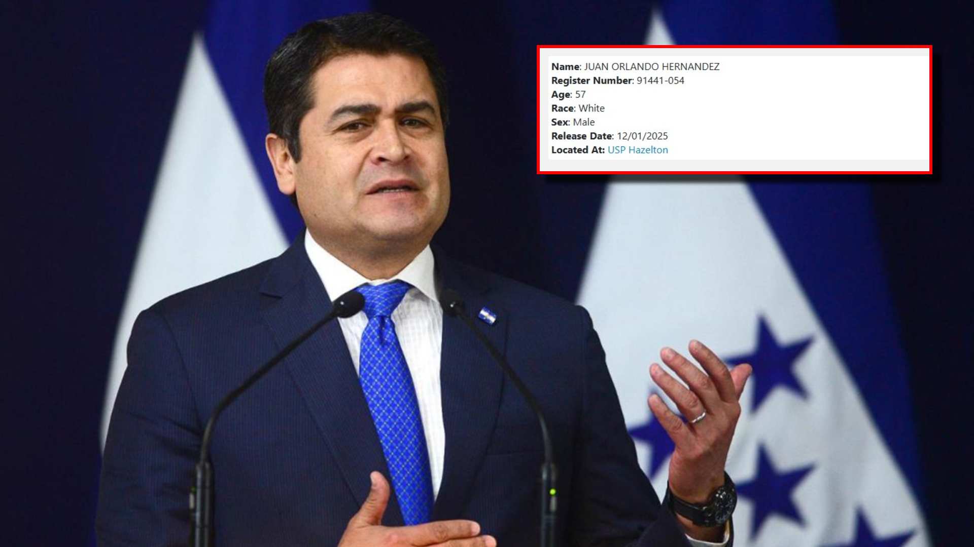 ¿Dónde está Juan Orlando Hernández? Revelan detalles tras anuncio de liberación de expresidente hondureño