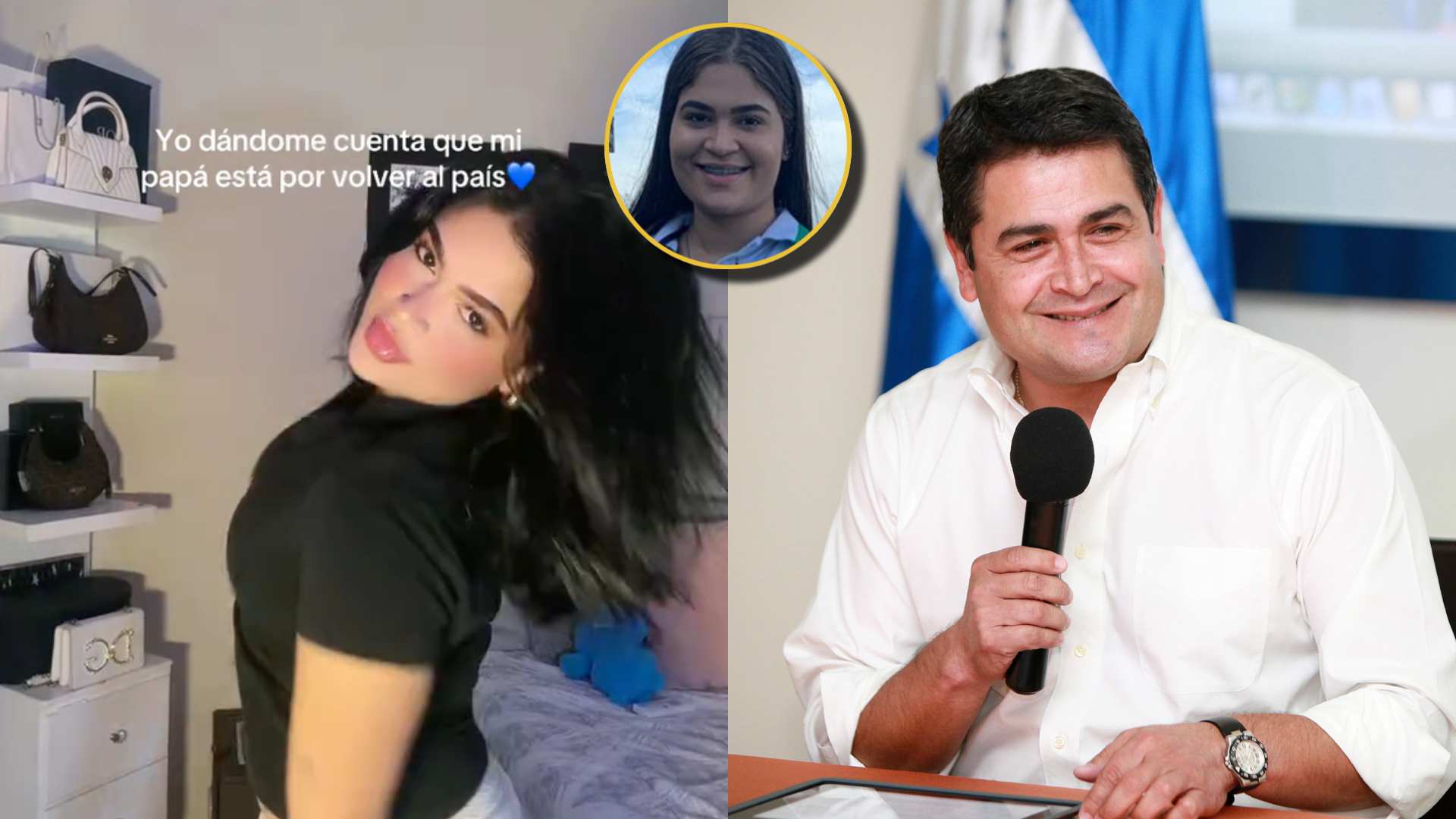 La Juanchi reacciona ante anuncio de “regreso de su padre (JOH)”