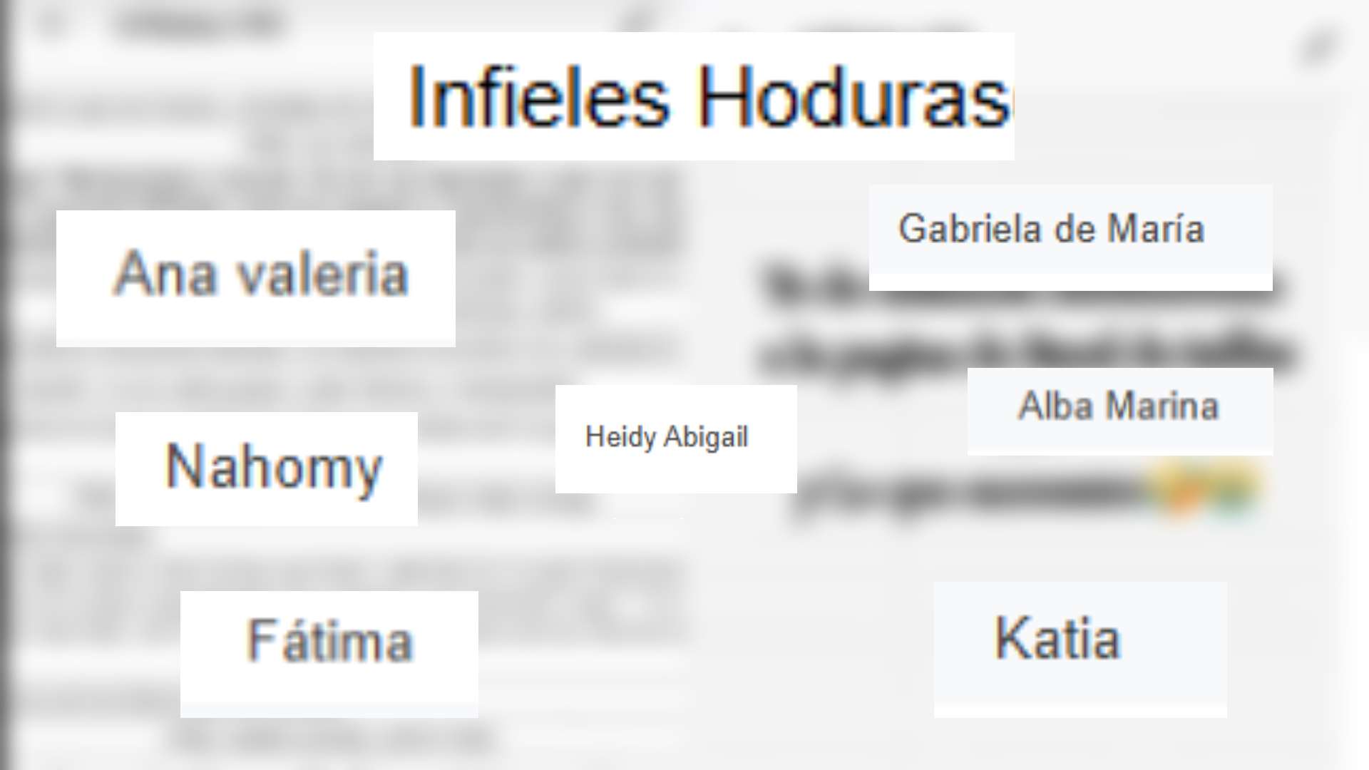 ¿Las mujeres también son? La polémica lista de infieles en Excel incorpora nombres femeninos