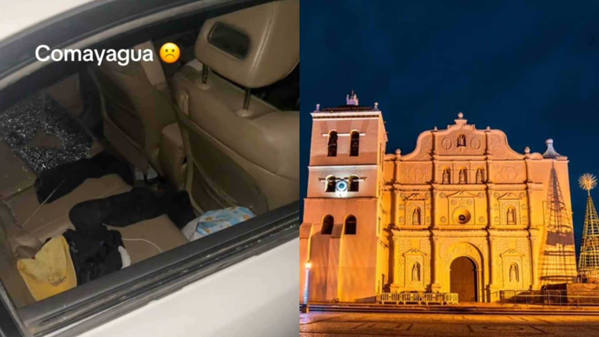 Quiebran vidrio a carro en Comayagua y se desatan reacciones