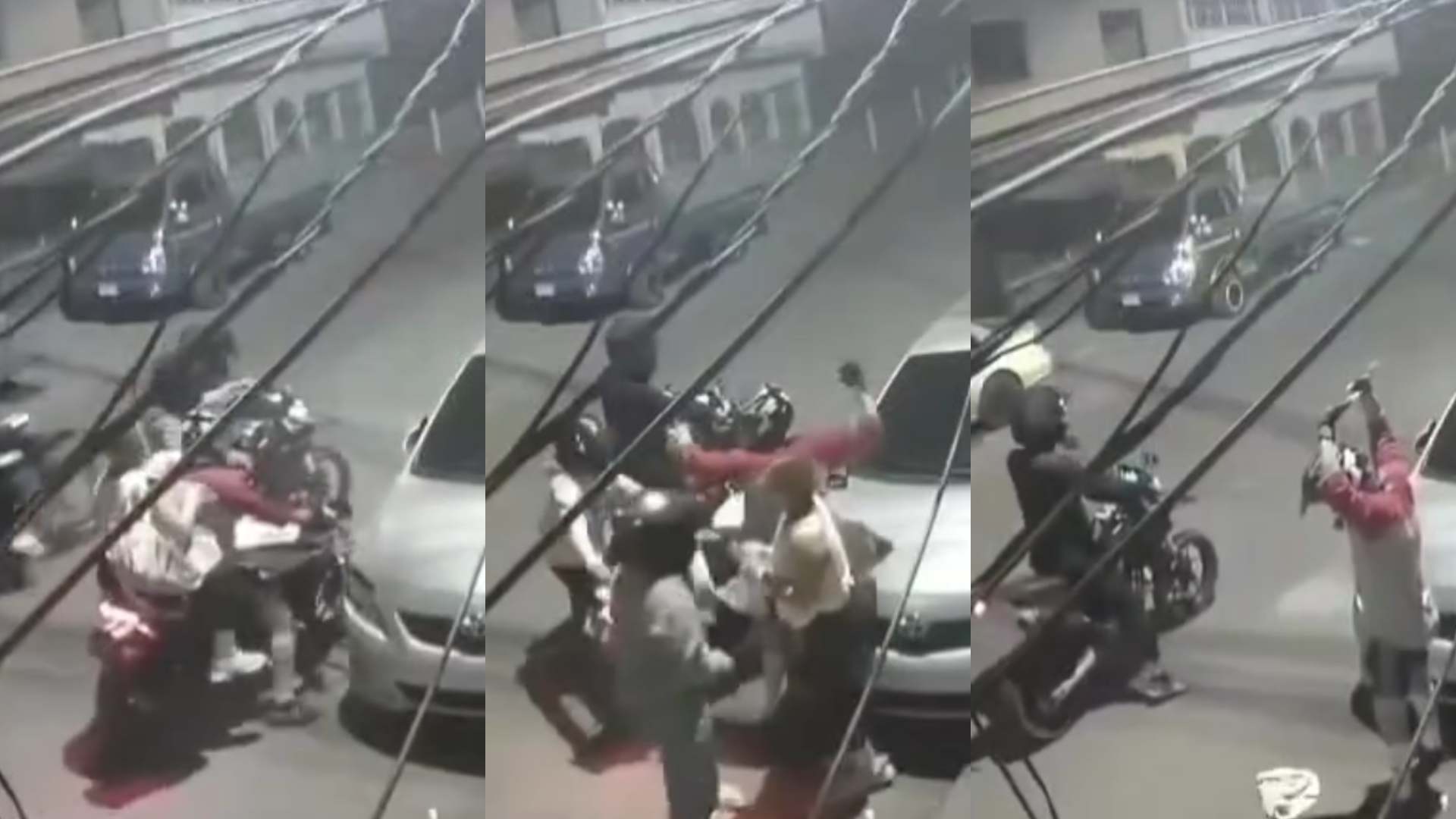 Pareja es víctima de asalto en colonia San Miguel de TGU (VIDEO)