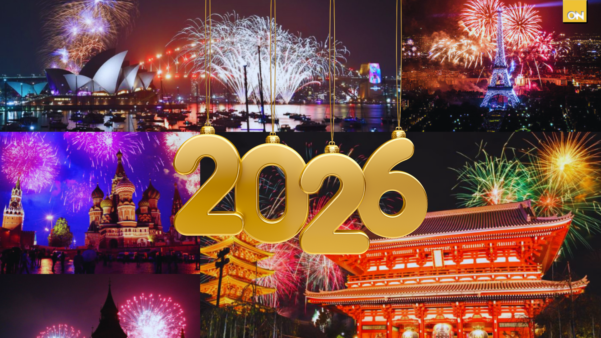 ¿Qué países reciben primero y el último el Año Nuevo Minuto a minuto de las celebraciones del 2026 en el mundo