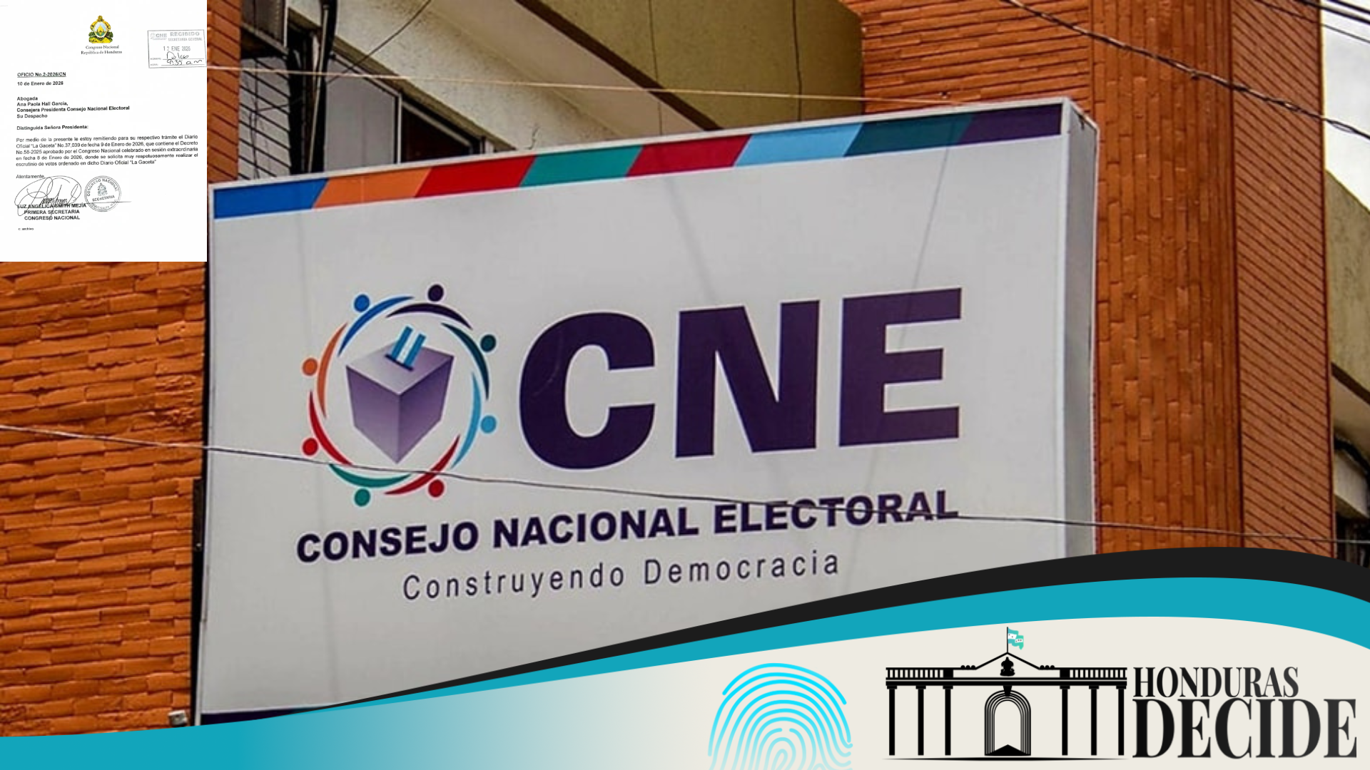 Congreso Nacional envía decreto al CNE para escrutinio total de urnas