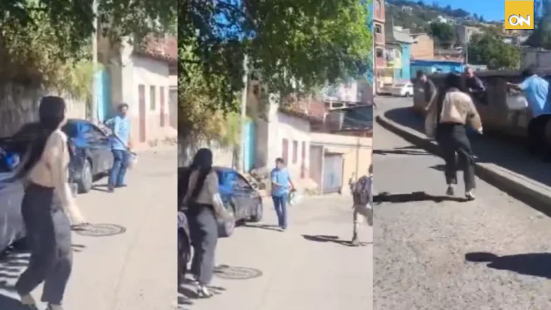 VIDEO| Sujeto amenaza con un arma a equipo periodístico en la capital de Honduras