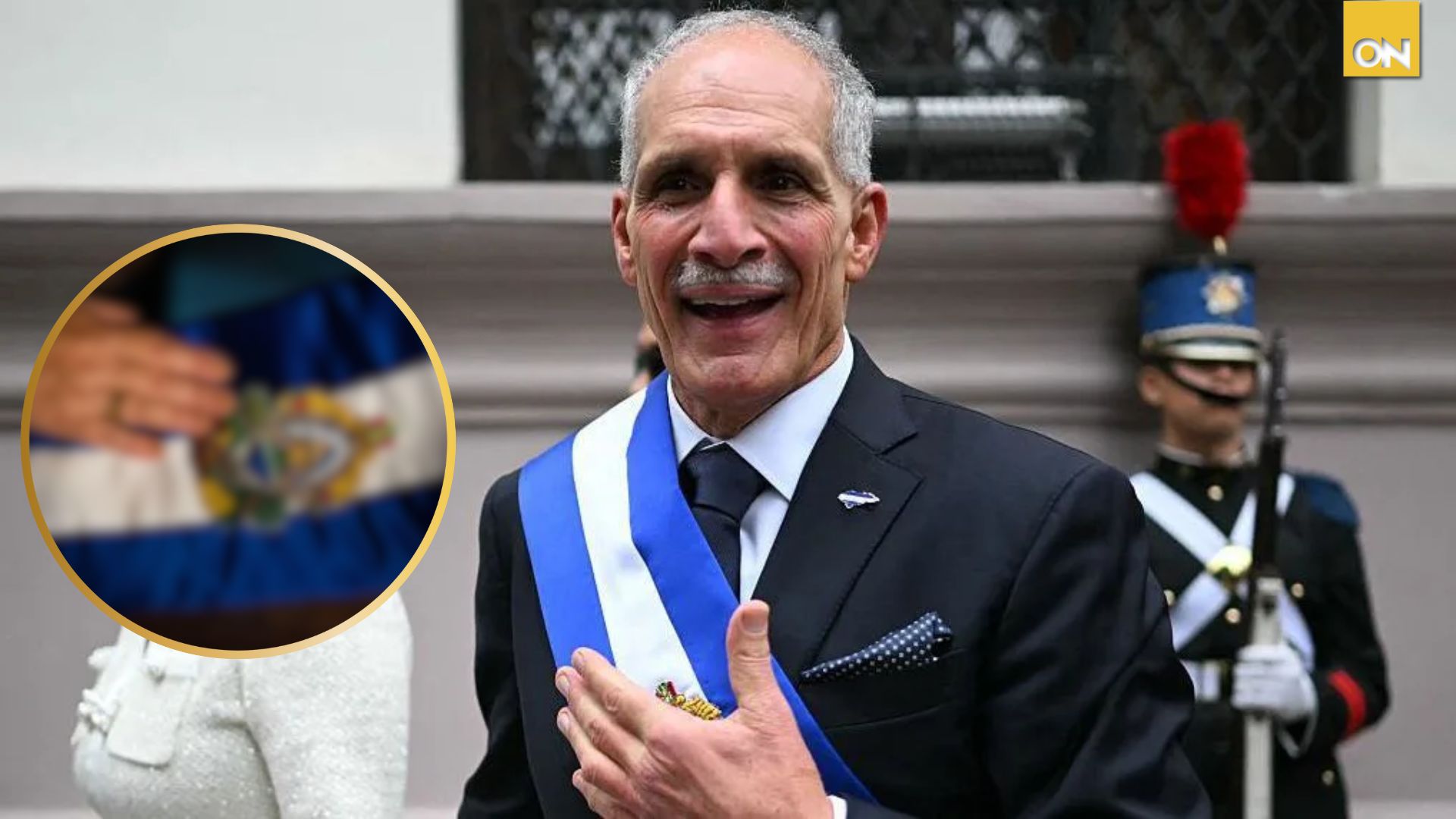 Conoce el detalle oculto en la banda presidencial de Nasry Asfura