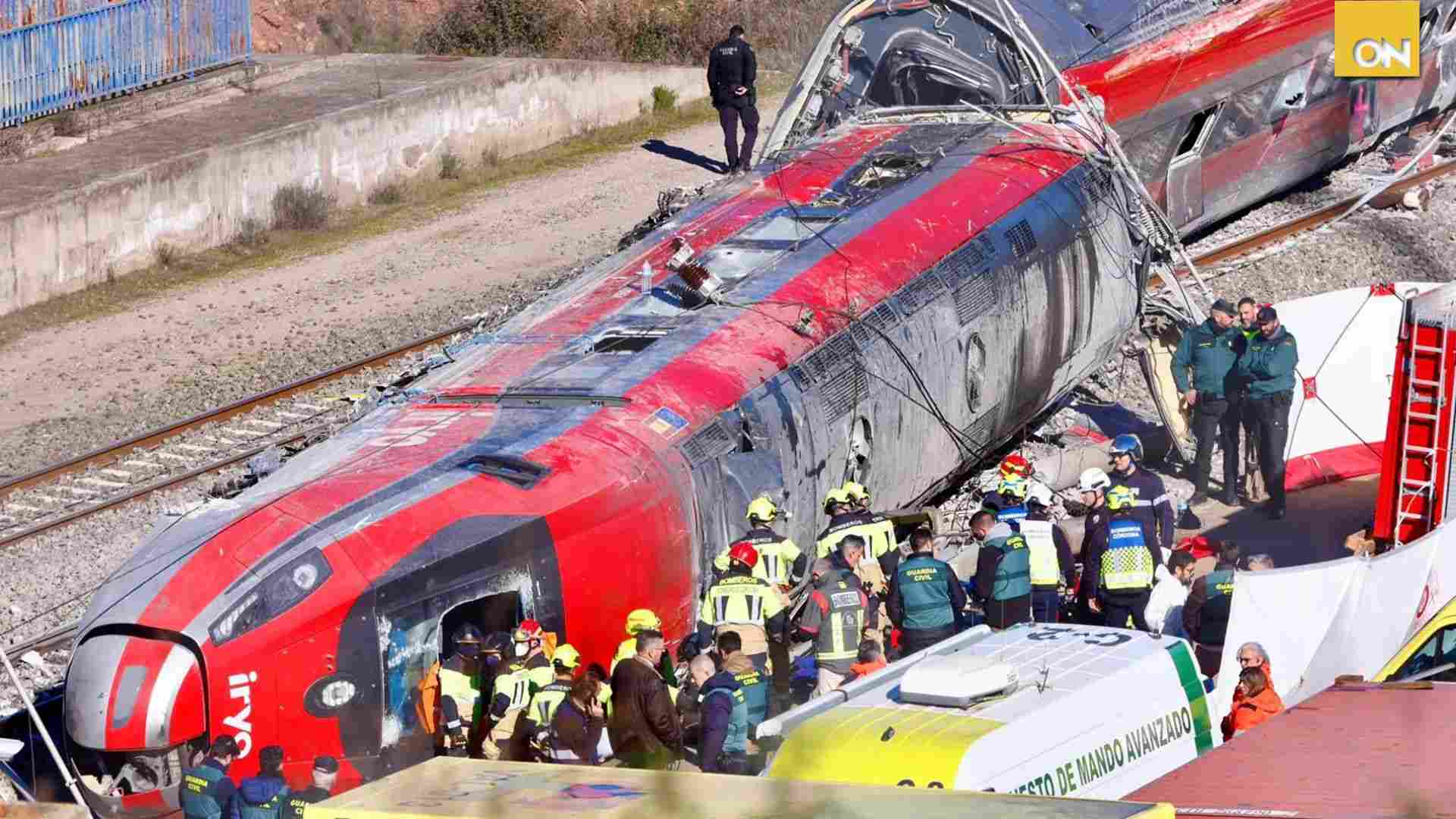 Descarrilamiento de dos trenes en Córdoba, España, deja 40 fallecidos y 150 heridos