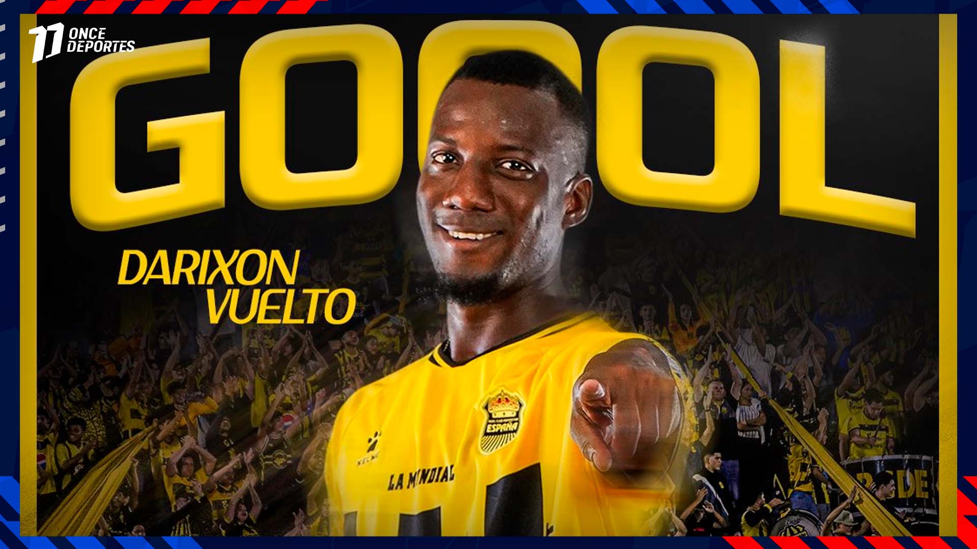 Darixon Vuelto anota golazo y Real España remonta a Génesis