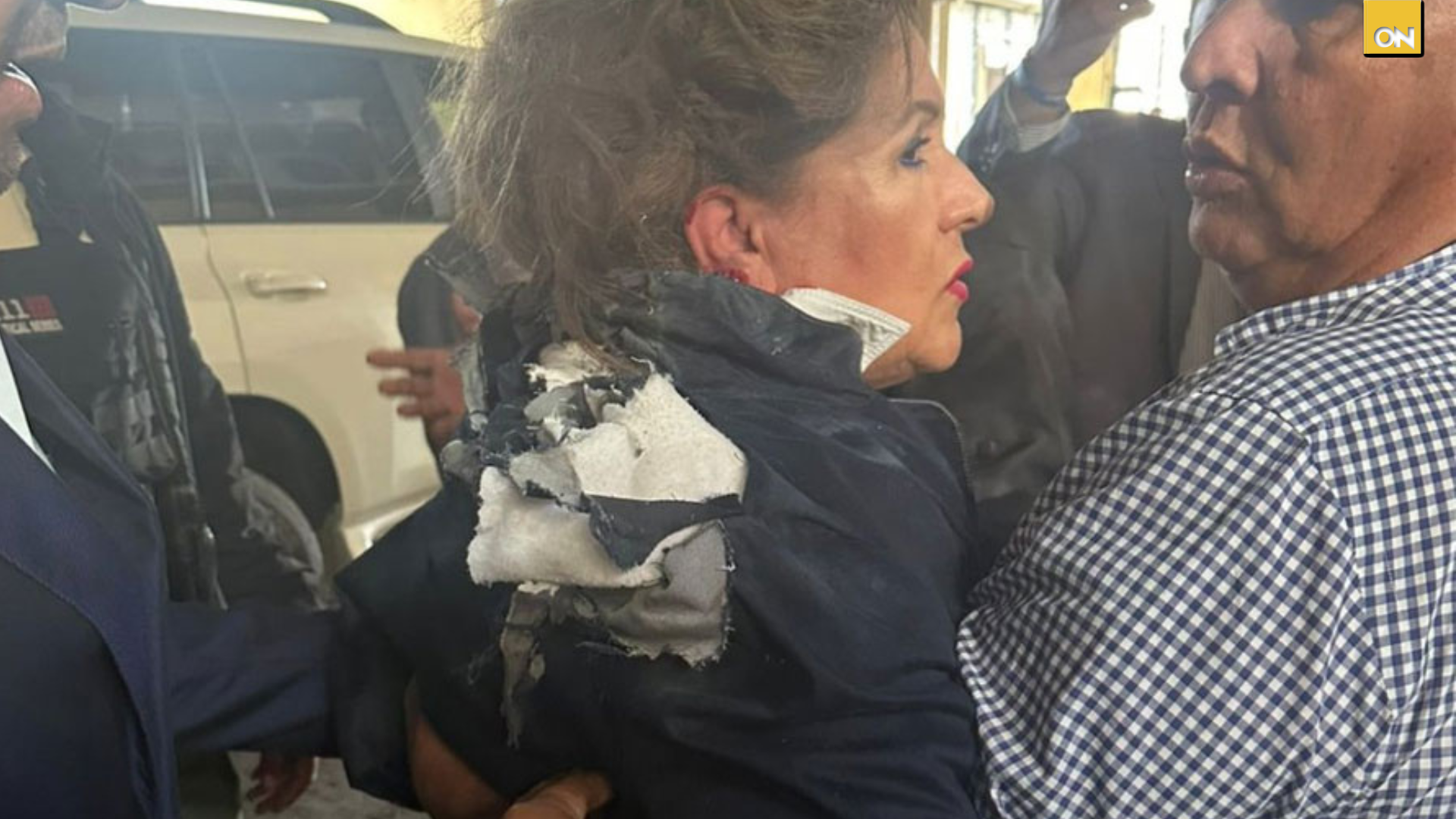 Diputada Gladis Aurora López resulta herida tras impacto de artefacto explosivo en el Congreso Nacional