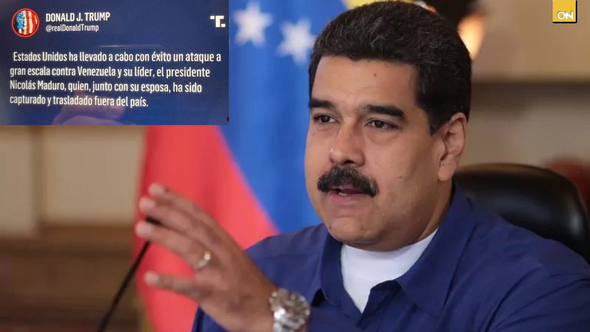 Donald Trump confirma que Nicolás Maduro y su esposa han sido capturados y sacados de Venezuela