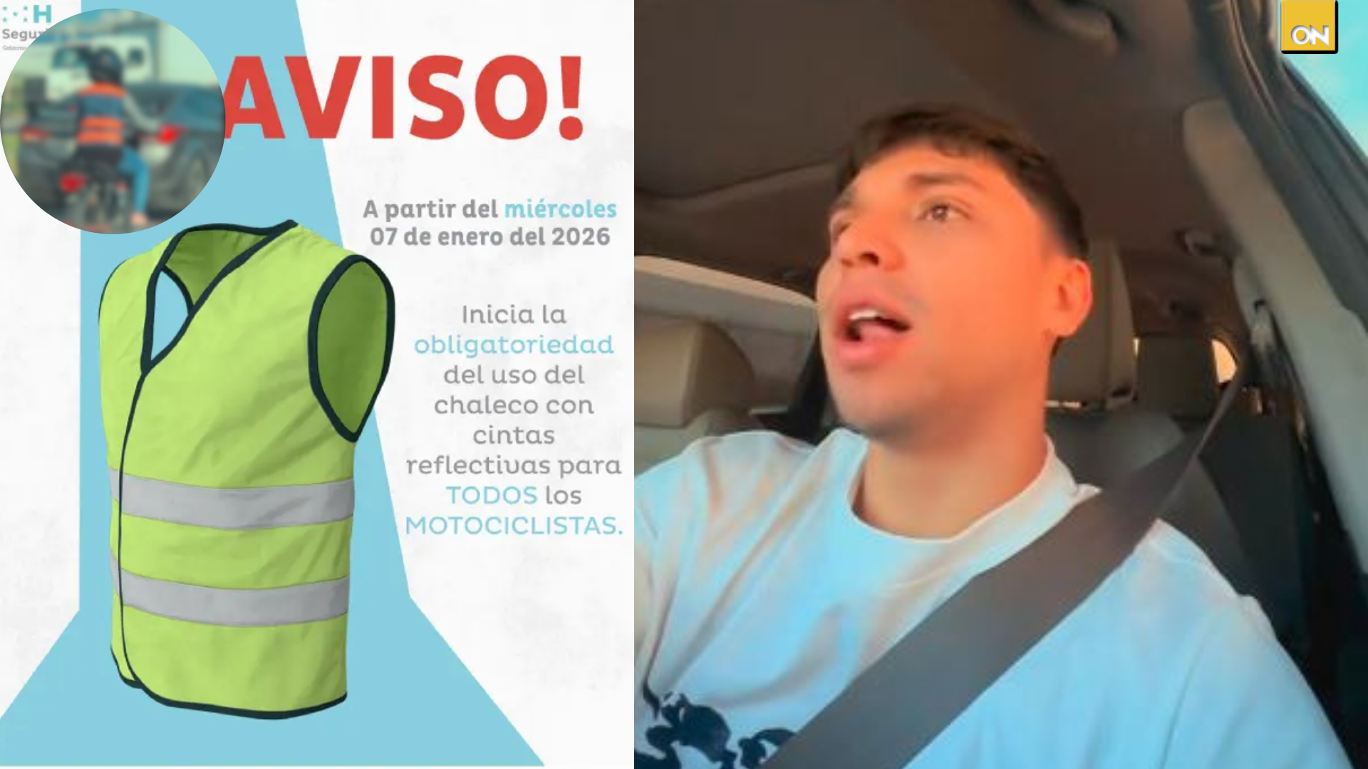 La ingeniosa solución de una hondureña ante la falta de chaleco se vuelve viral