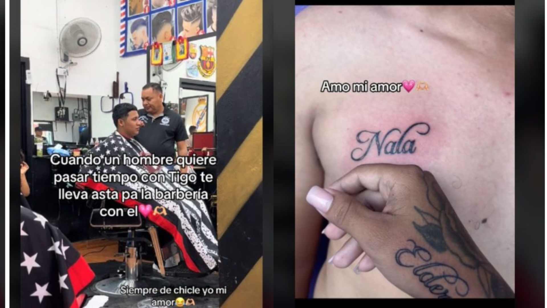 "Hasta el nombre de ella se tatuó" 😳 Nala Rodríguez causa revuelo con videos junto a su presunta nueva pareja
