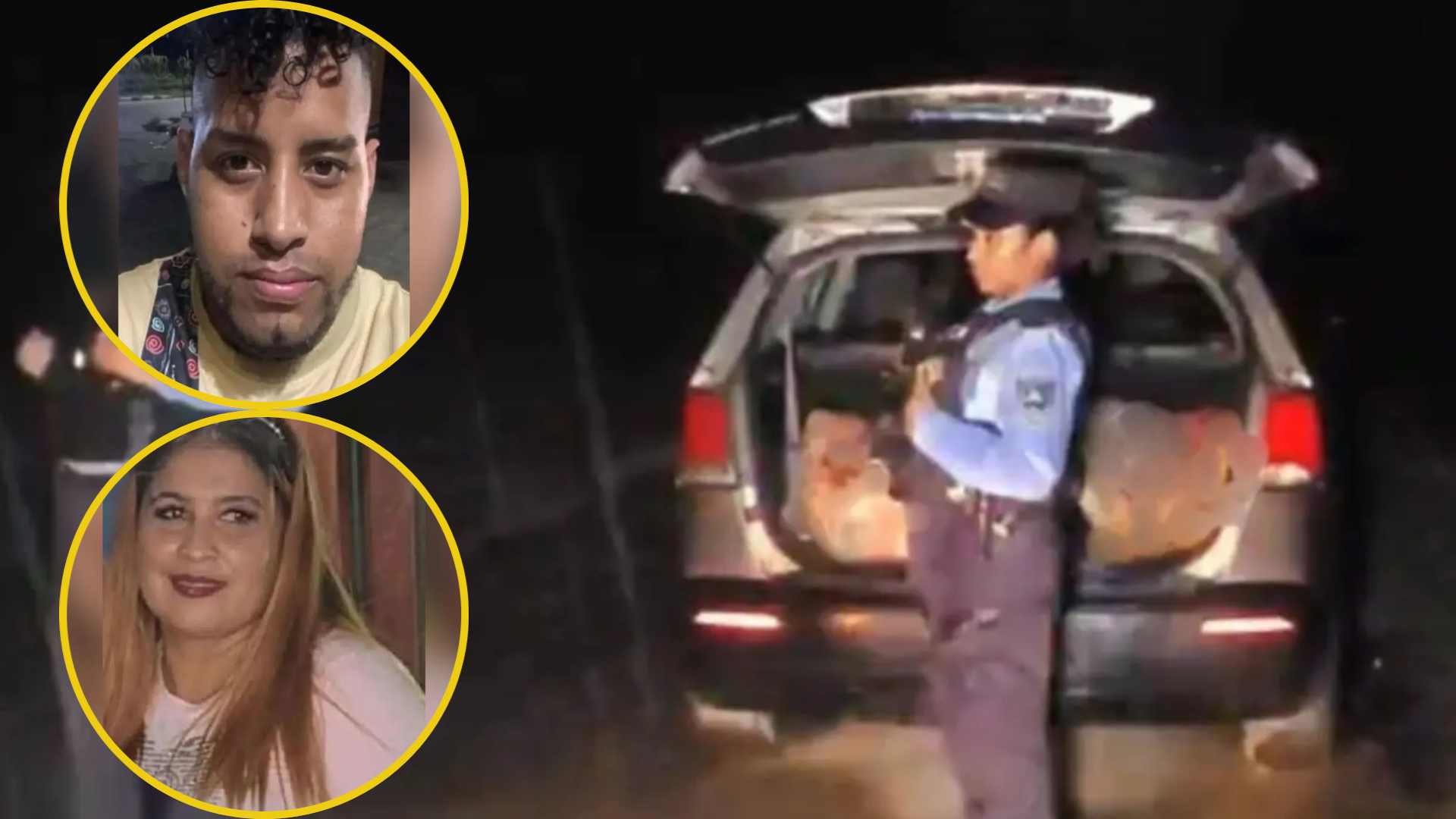 Confirman identidades de la pareja encontrada muerta dentro de un vehículo en La Ceiba