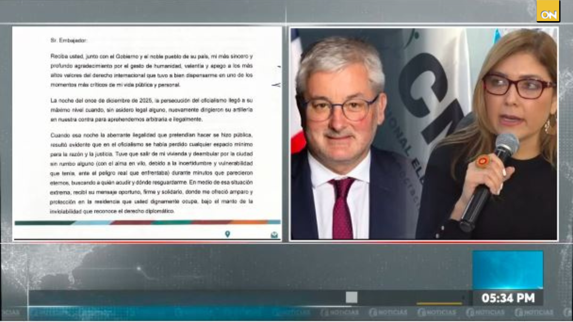Presidenta del CNE, Ana Paola Hall, agradece apoyo y revela embajada donde se refugió tras la crisis poselectoral
