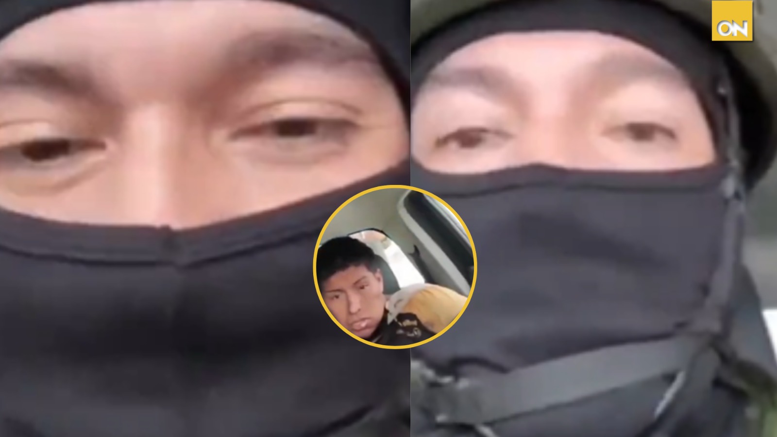 militar graba detenido