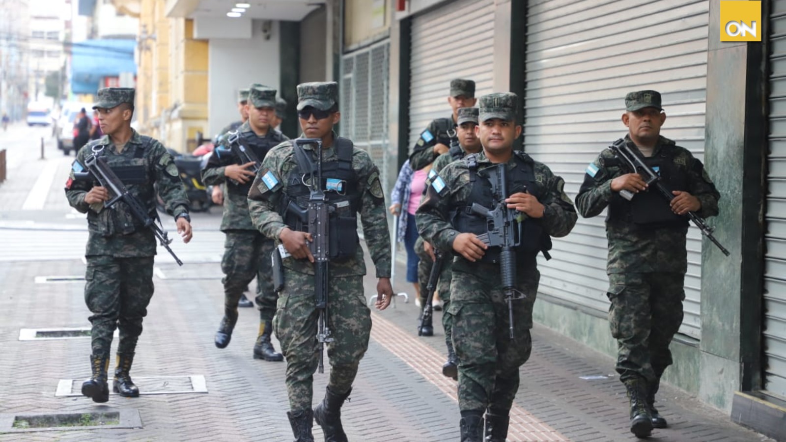 centro Tegucigalpa militarizado