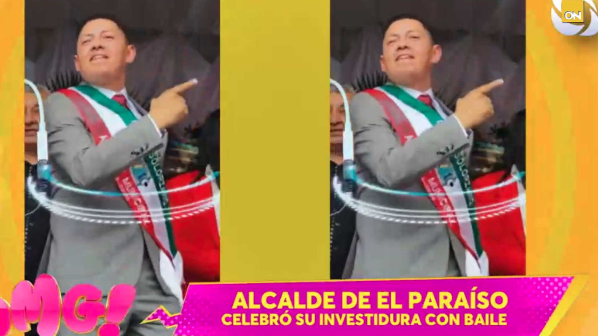 Alcalde de El Paraíso baila en su investidura y se vuelve viral