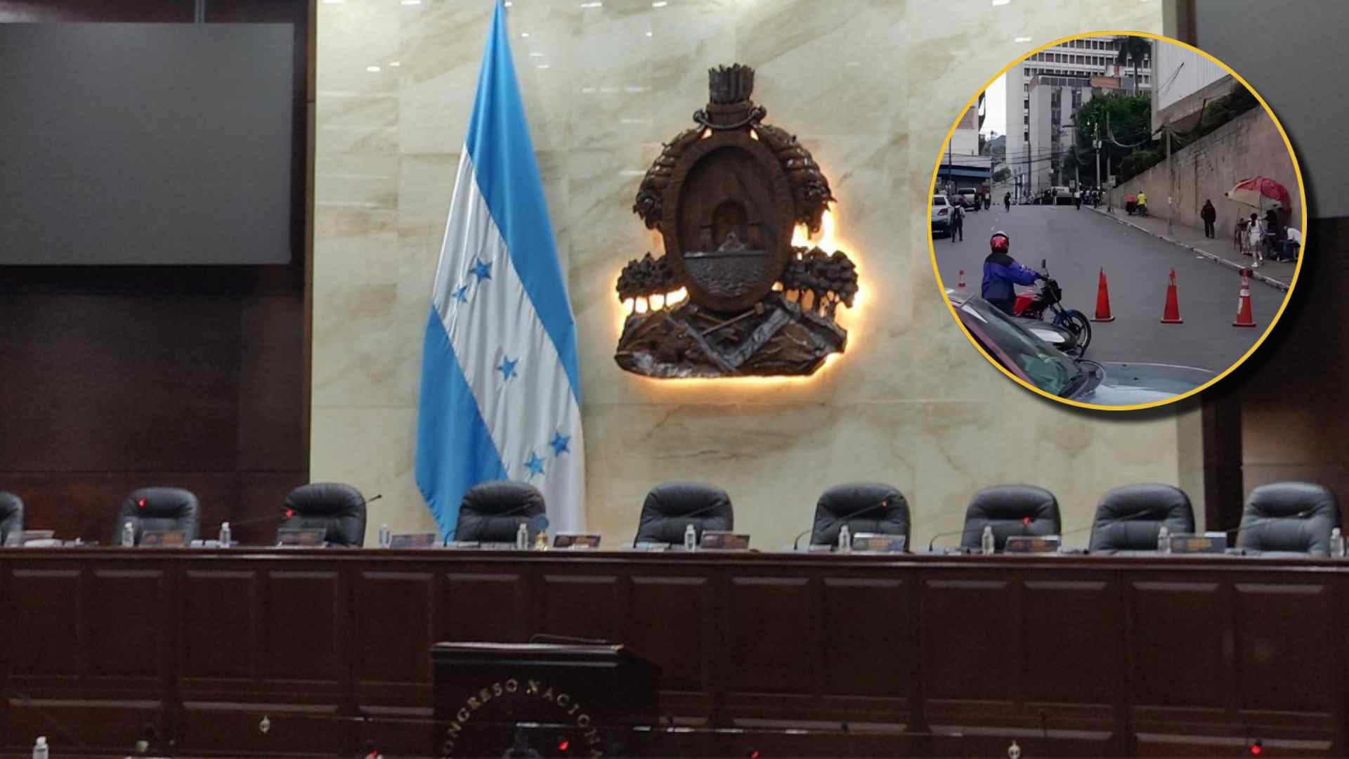Calles cerradas hoy ante elección en el Congreso Nacional
