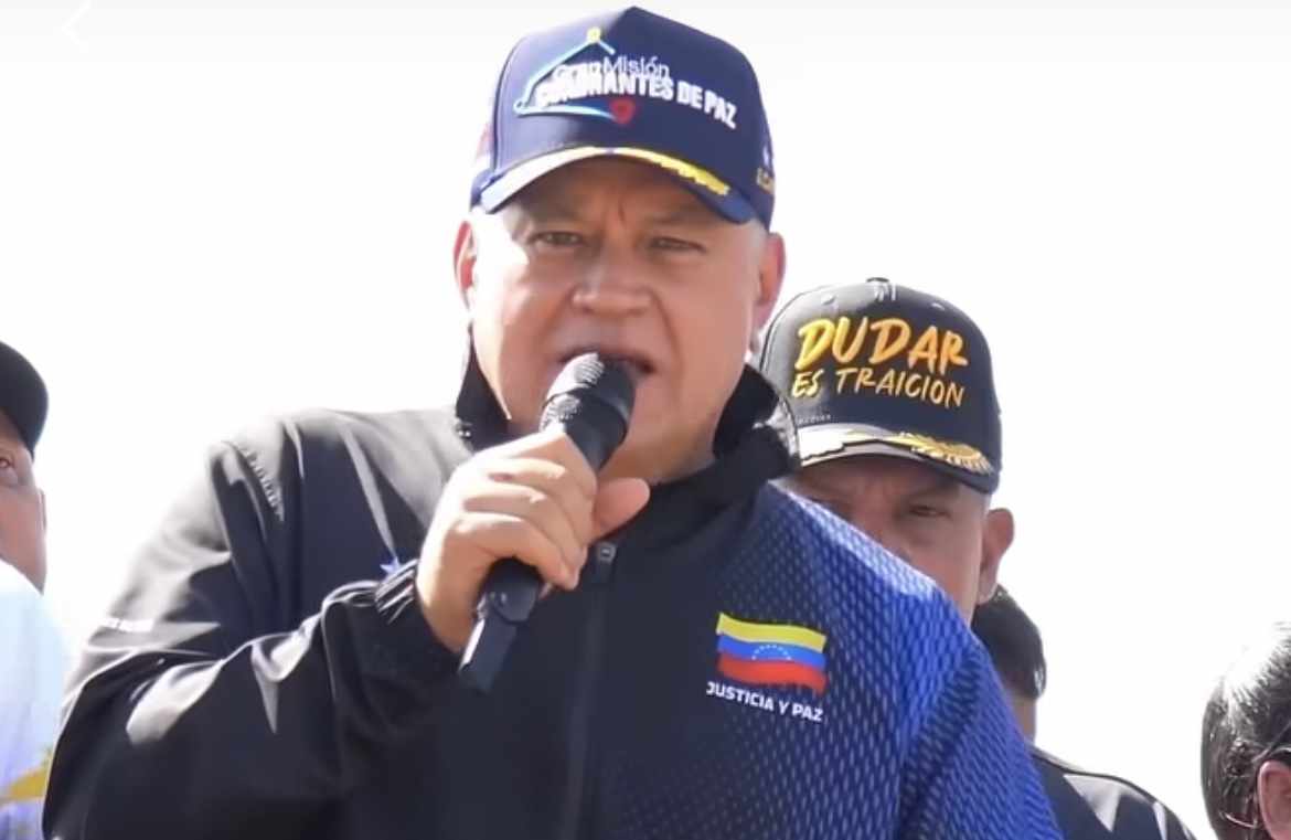 Diosdado Cabello: «No descansamos ni un instante hasta tener en Venezuela» a Maduro